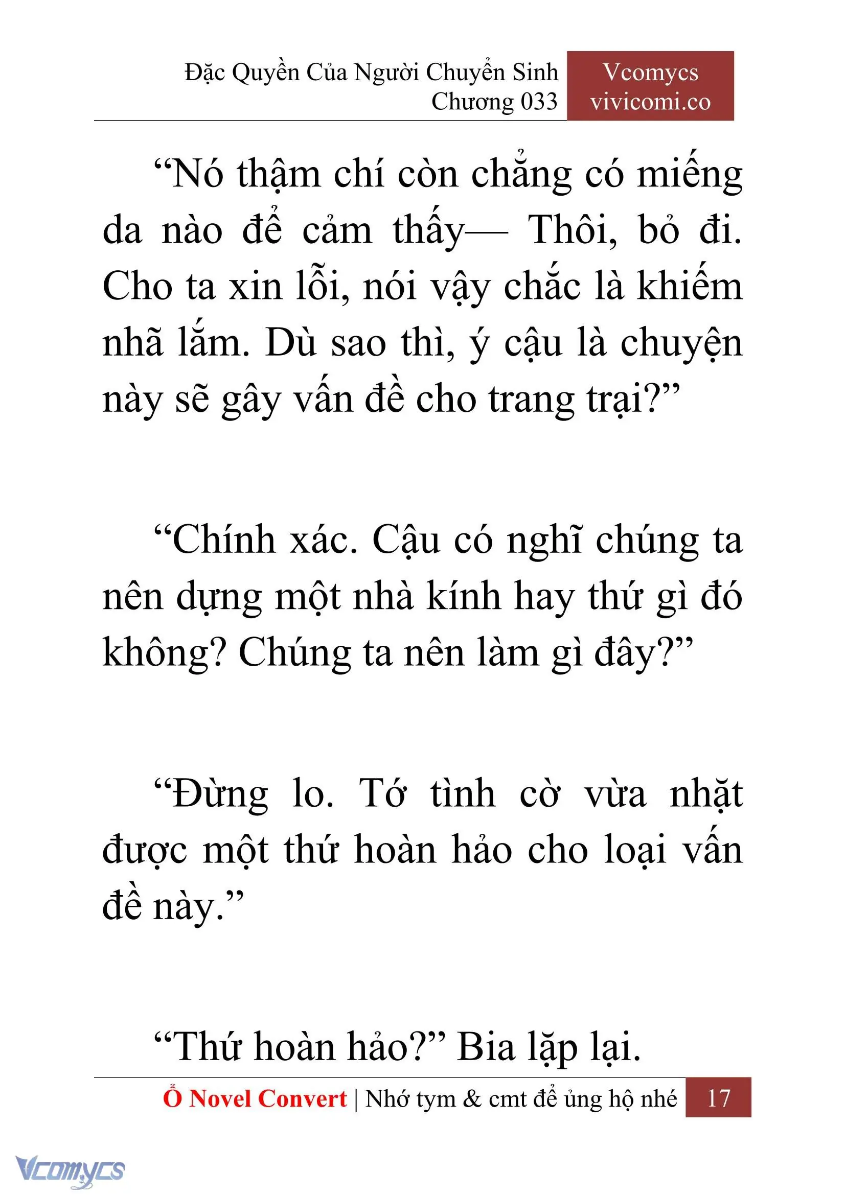 [Novel] Đặc Quyền Của Người Chuyển Sinh Chapter 33 - Trang 19