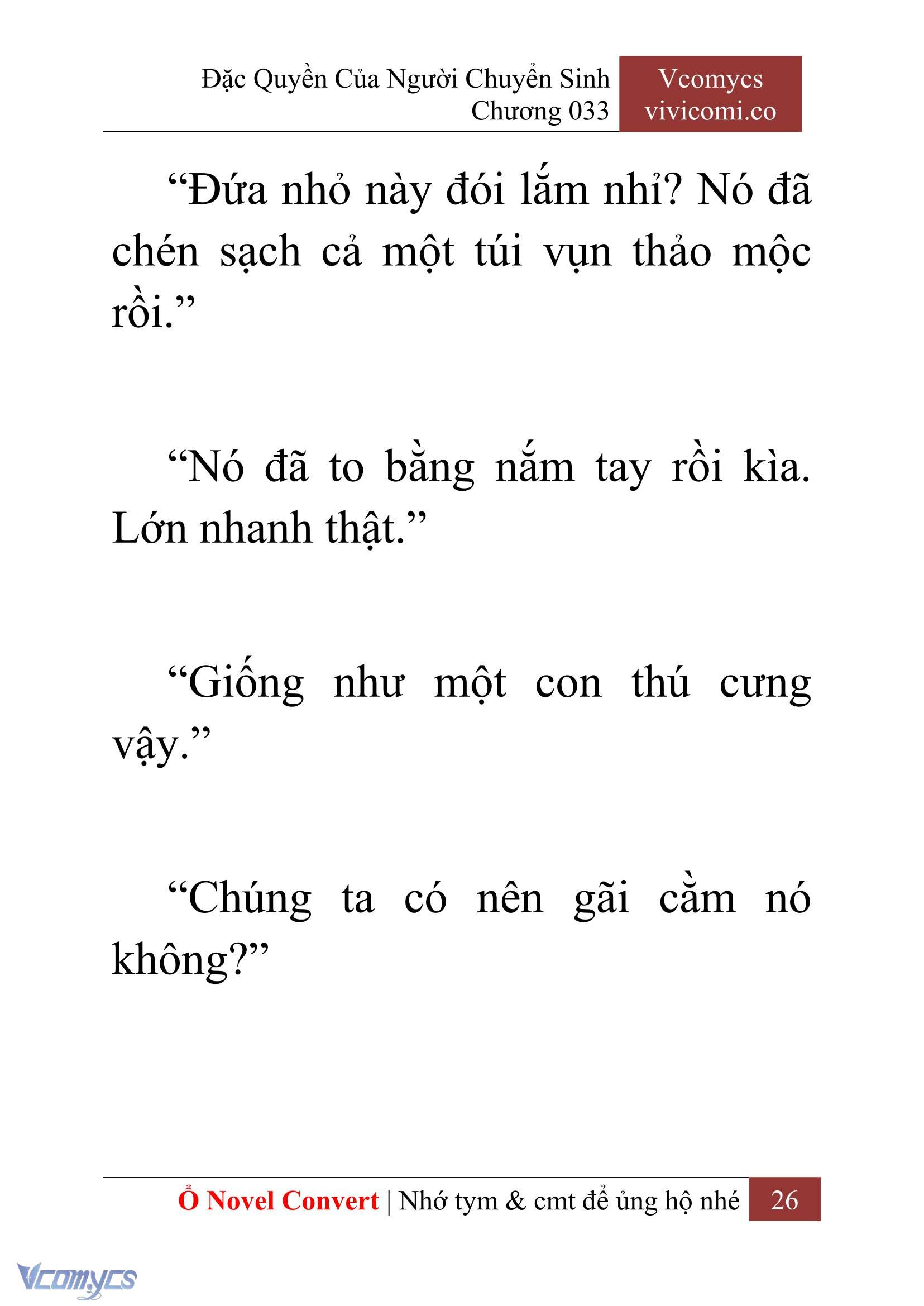 [Novel] Đặc Quyền Của Người Chuyển Sinh Chapter 33 - Trang 28
