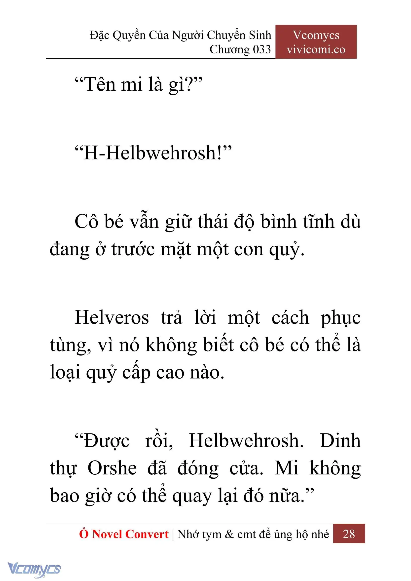 [Novel] Đặc Quyền Của Người Chuyển Sinh Chapter 33 - Trang 30