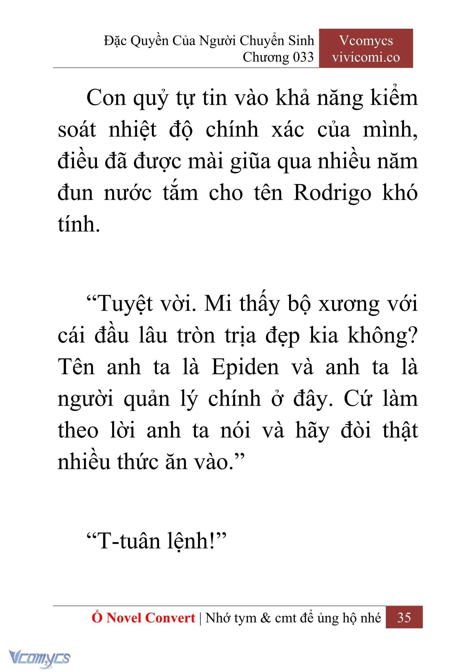 [Novel] Đặc Quyền Của Người Chuyển Sinh Chapter 33 - Trang 37