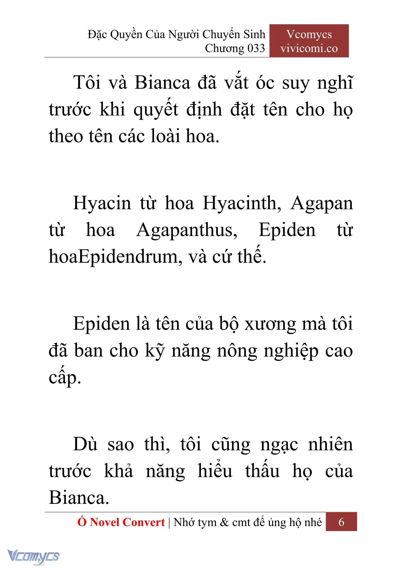 [Novel] Đặc Quyền Của Người Chuyển Sinh Chapter 33 - Trang 8
