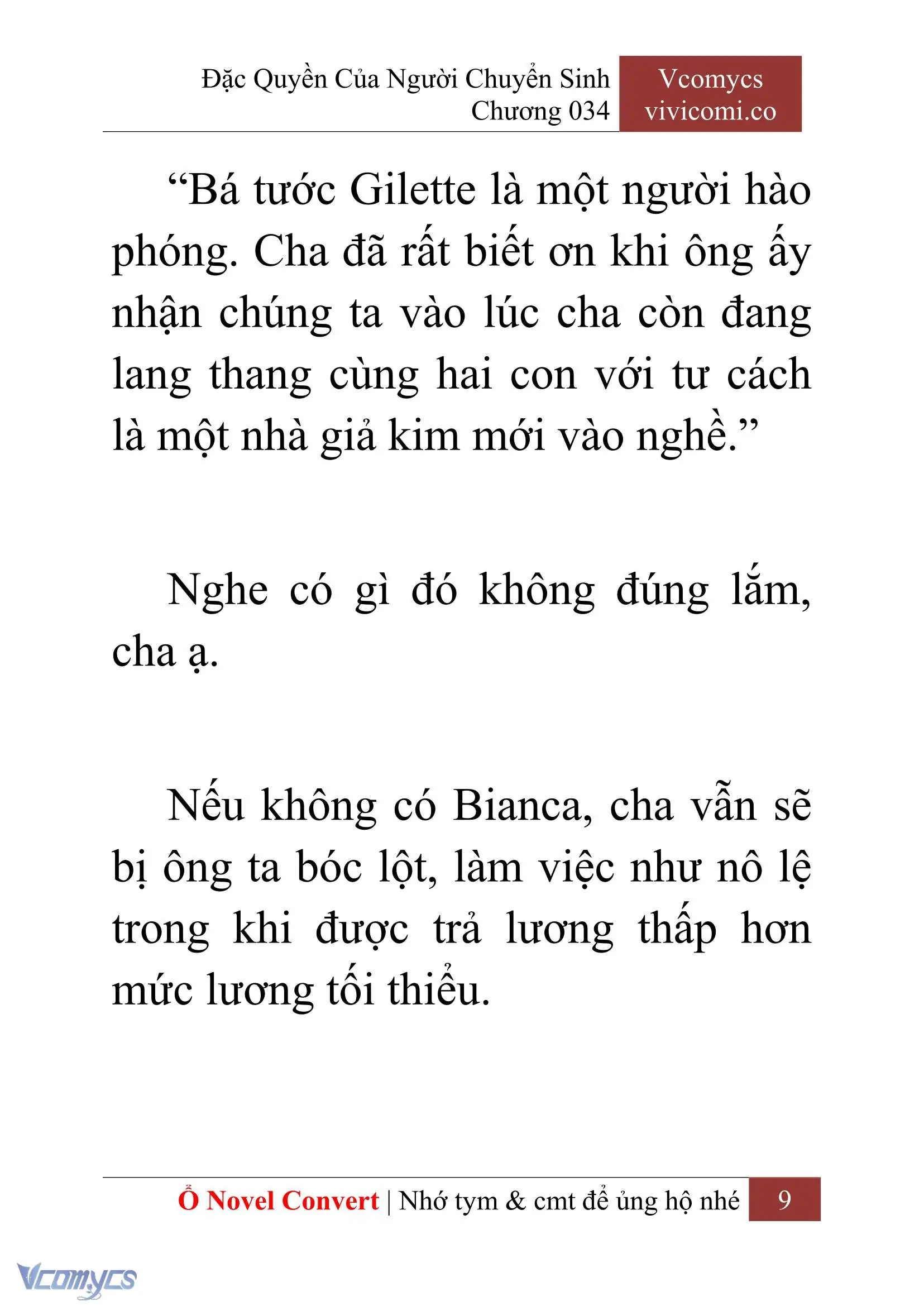 [Novel] Đặc Quyền Của Người Chuyển Sinh Chapter 34 - Trang 11