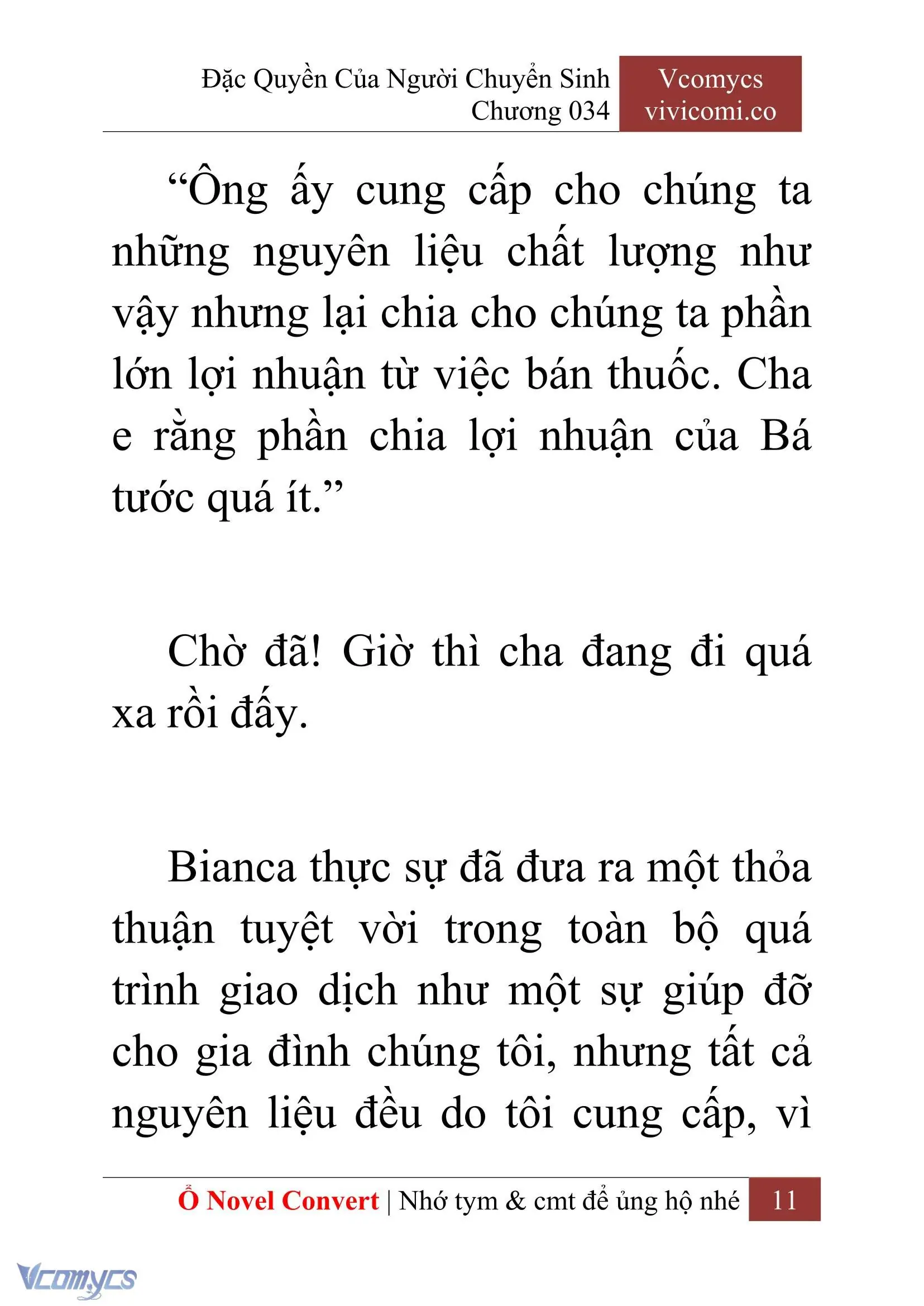 [Novel] Đặc Quyền Của Người Chuyển Sinh Chapter 34 - Trang 13