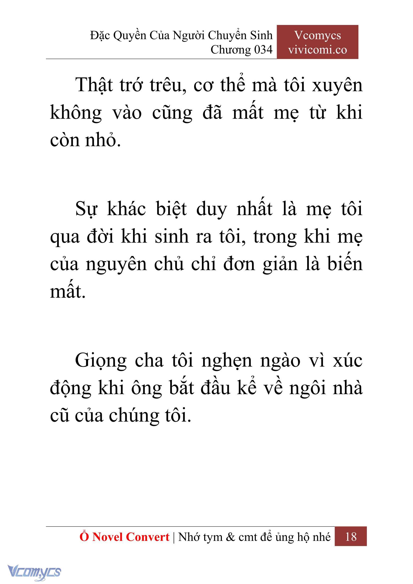 [Novel] Đặc Quyền Của Người Chuyển Sinh Chapter 34 - Trang 20