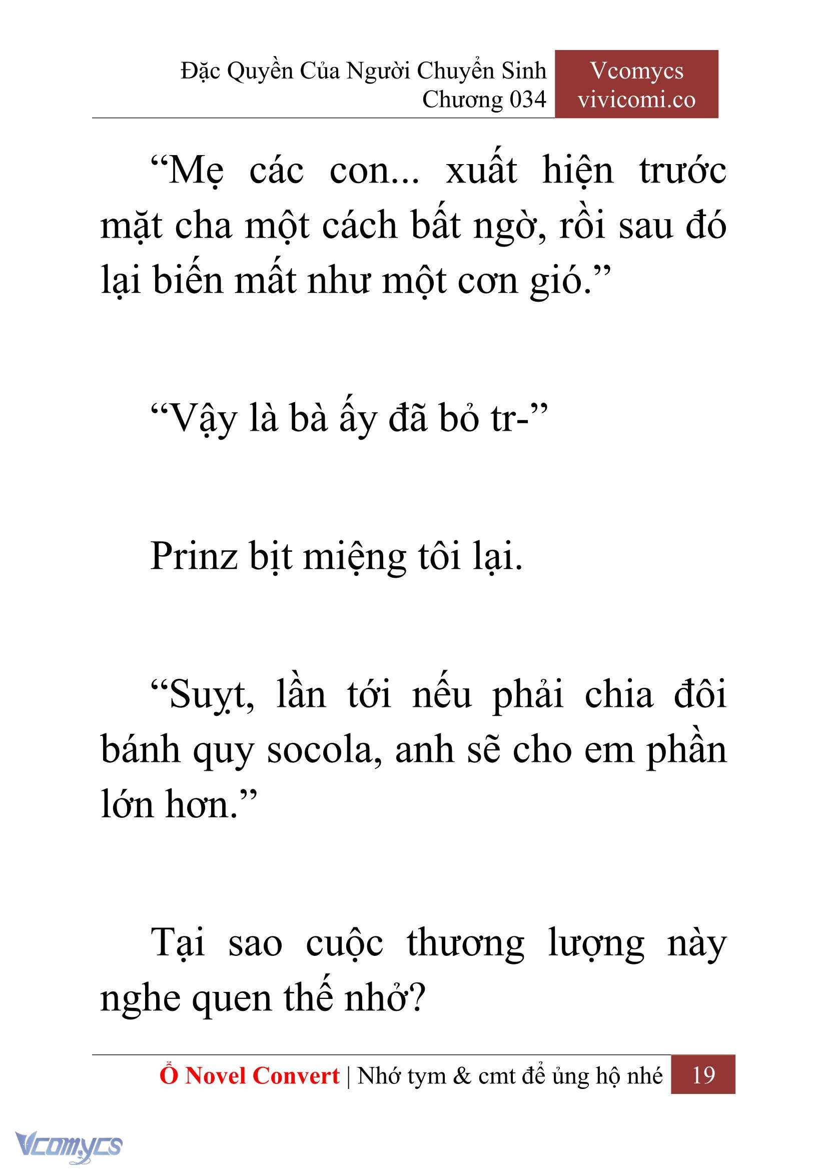 [Novel] Đặc Quyền Của Người Chuyển Sinh Chapter 34 - Trang 21