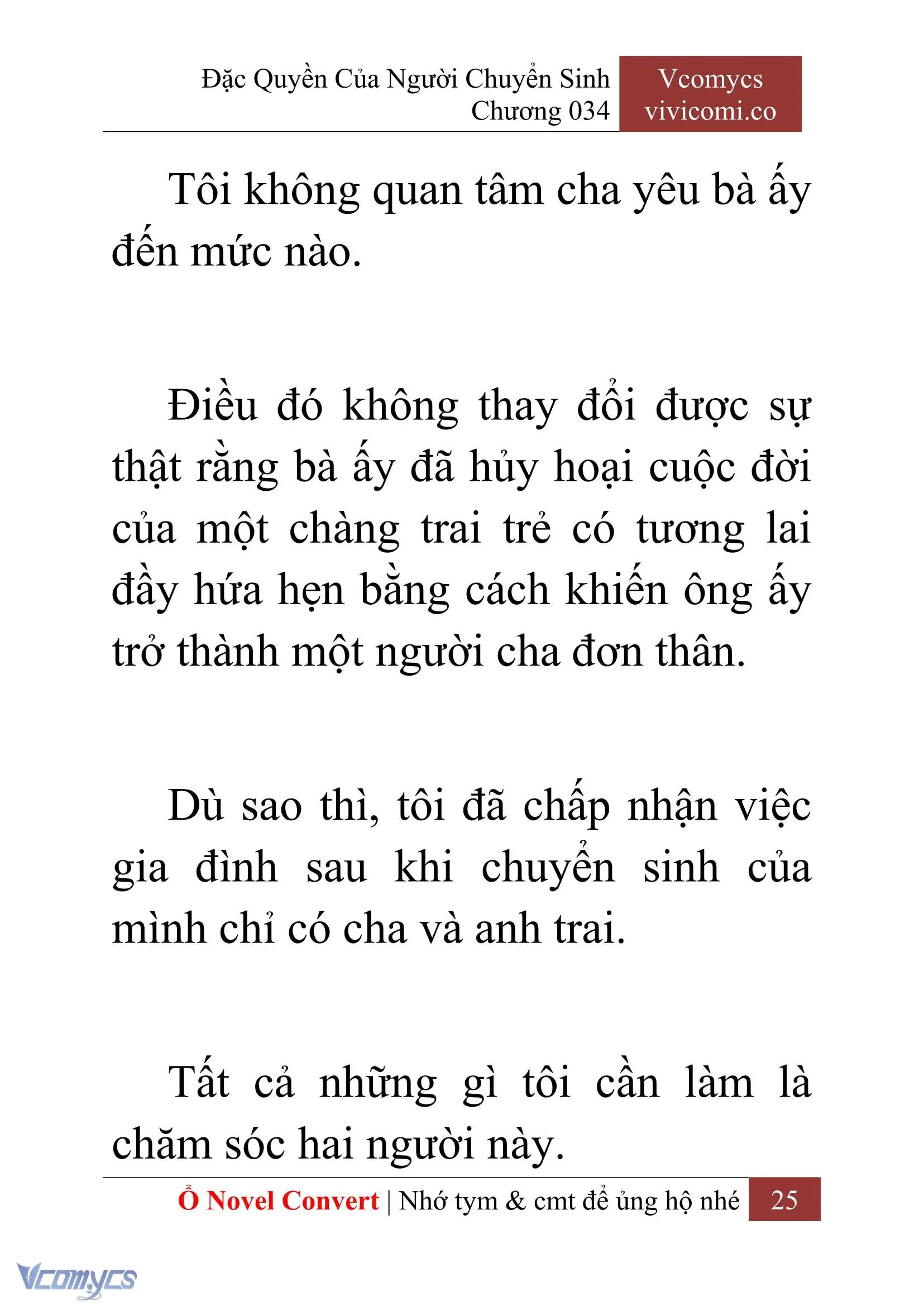 [Novel] Đặc Quyền Của Người Chuyển Sinh Chapter 34 - Trang 27