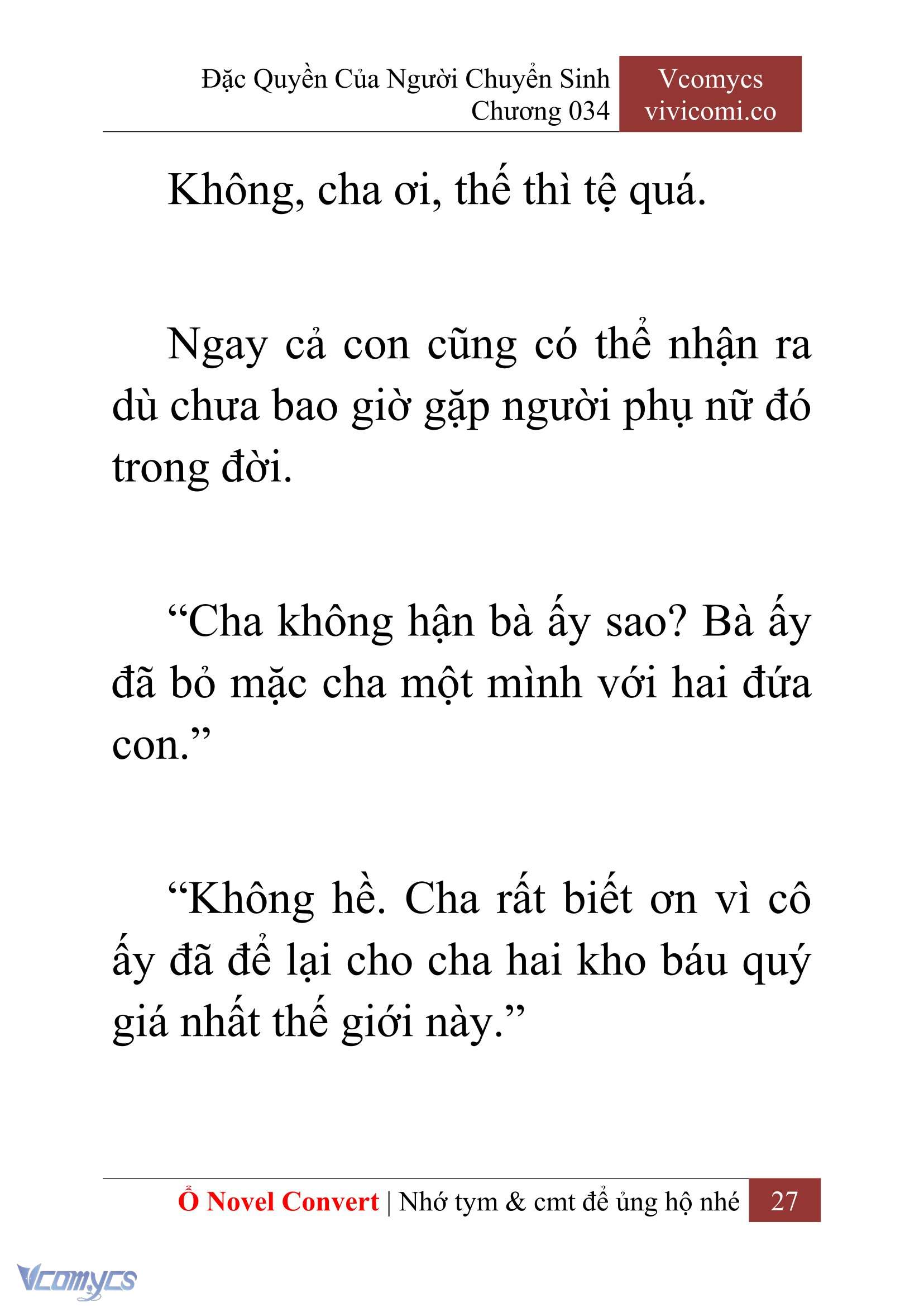 [Novel] Đặc Quyền Của Người Chuyển Sinh Chapter 34 - Trang 29