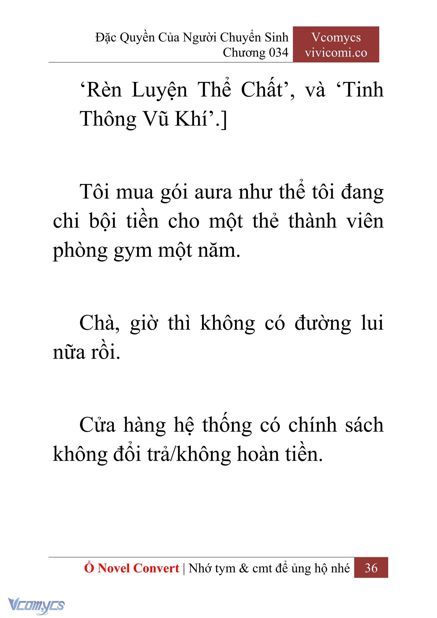 [Novel] Đặc Quyền Của Người Chuyển Sinh Chapter 34 - Trang 38