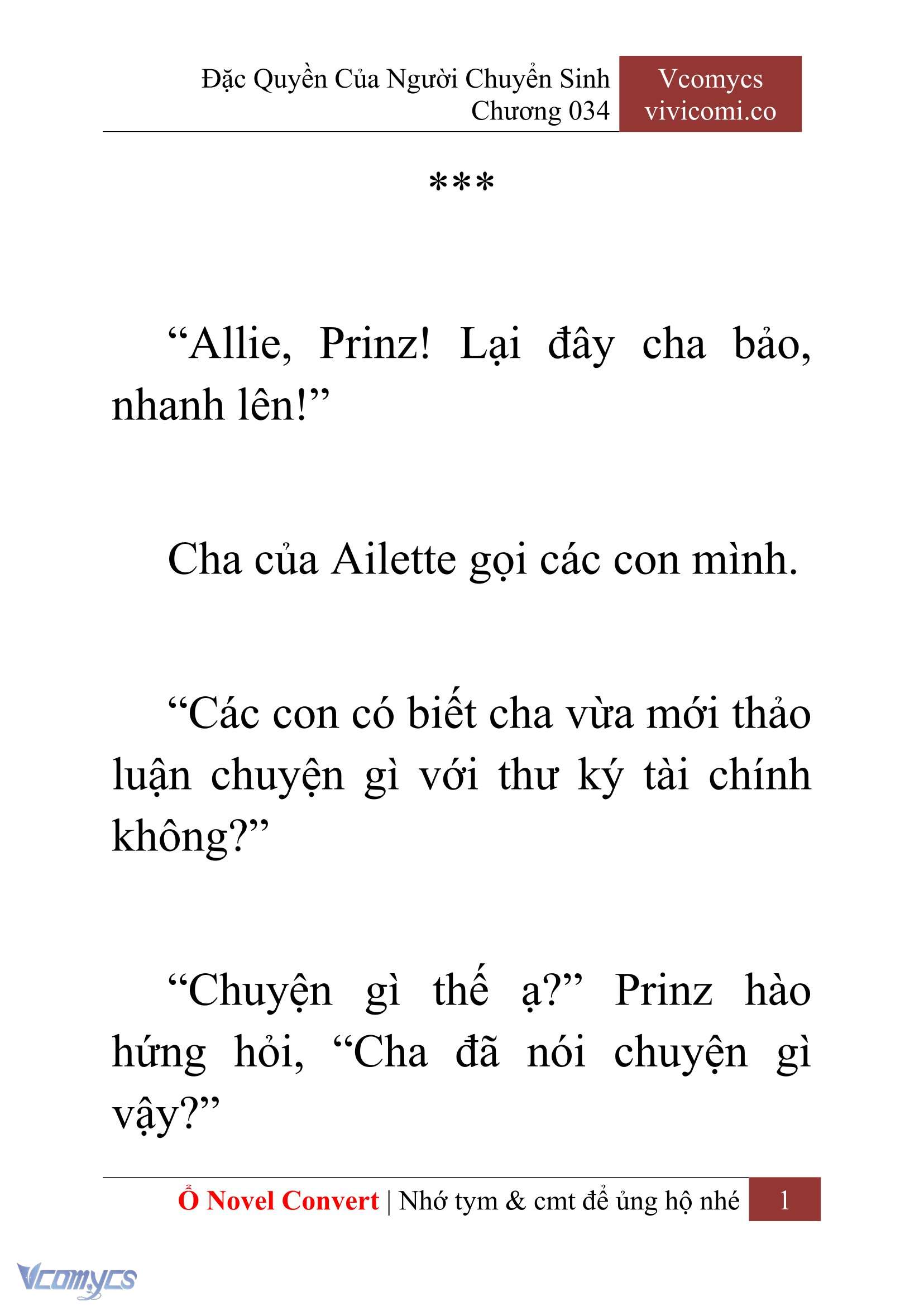 [Novel] Đặc Quyền Của Người Chuyển Sinh Chapter 34 - Trang 4