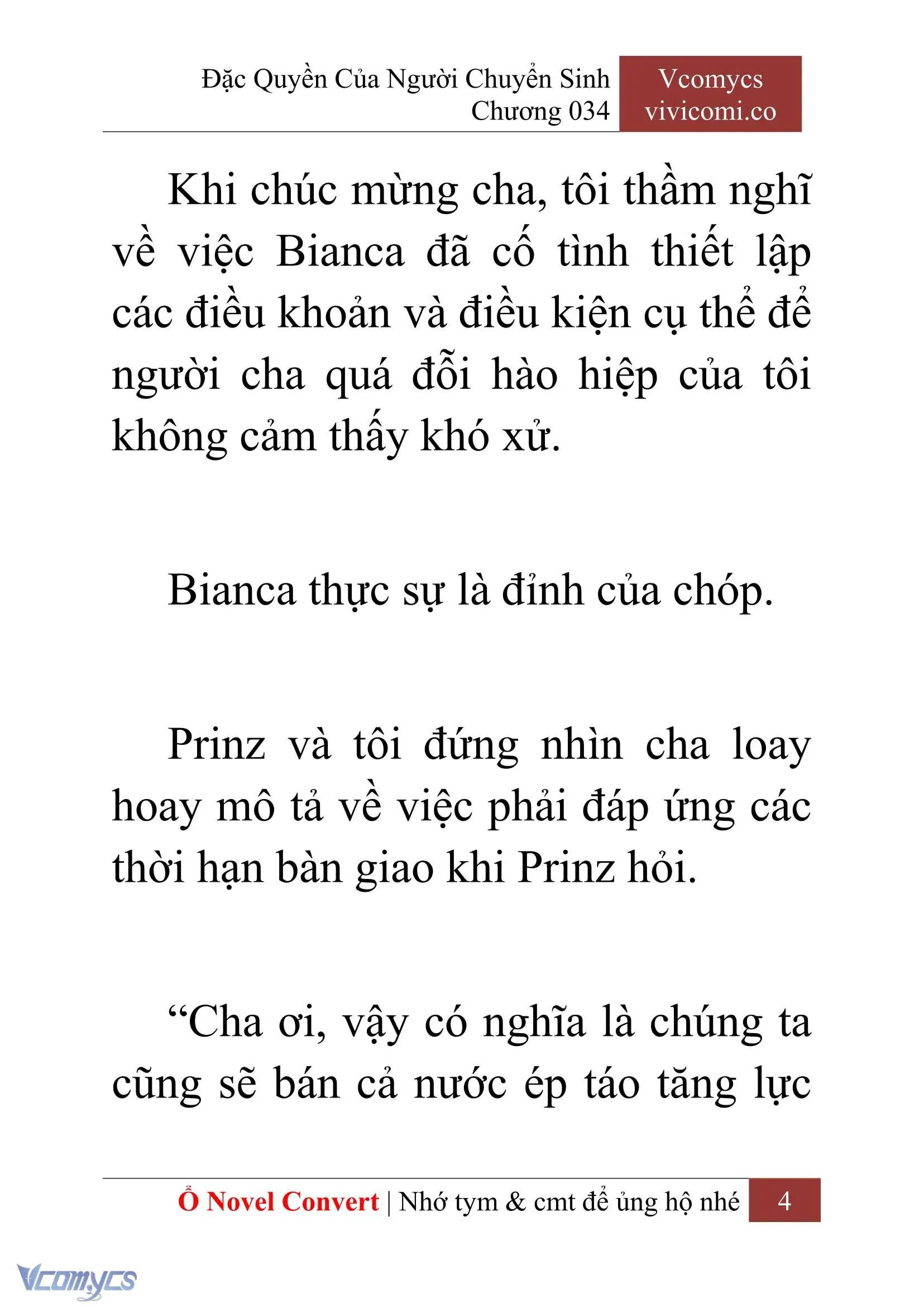 [Novel] Đặc Quyền Của Người Chuyển Sinh Chapter 34 - Trang 6