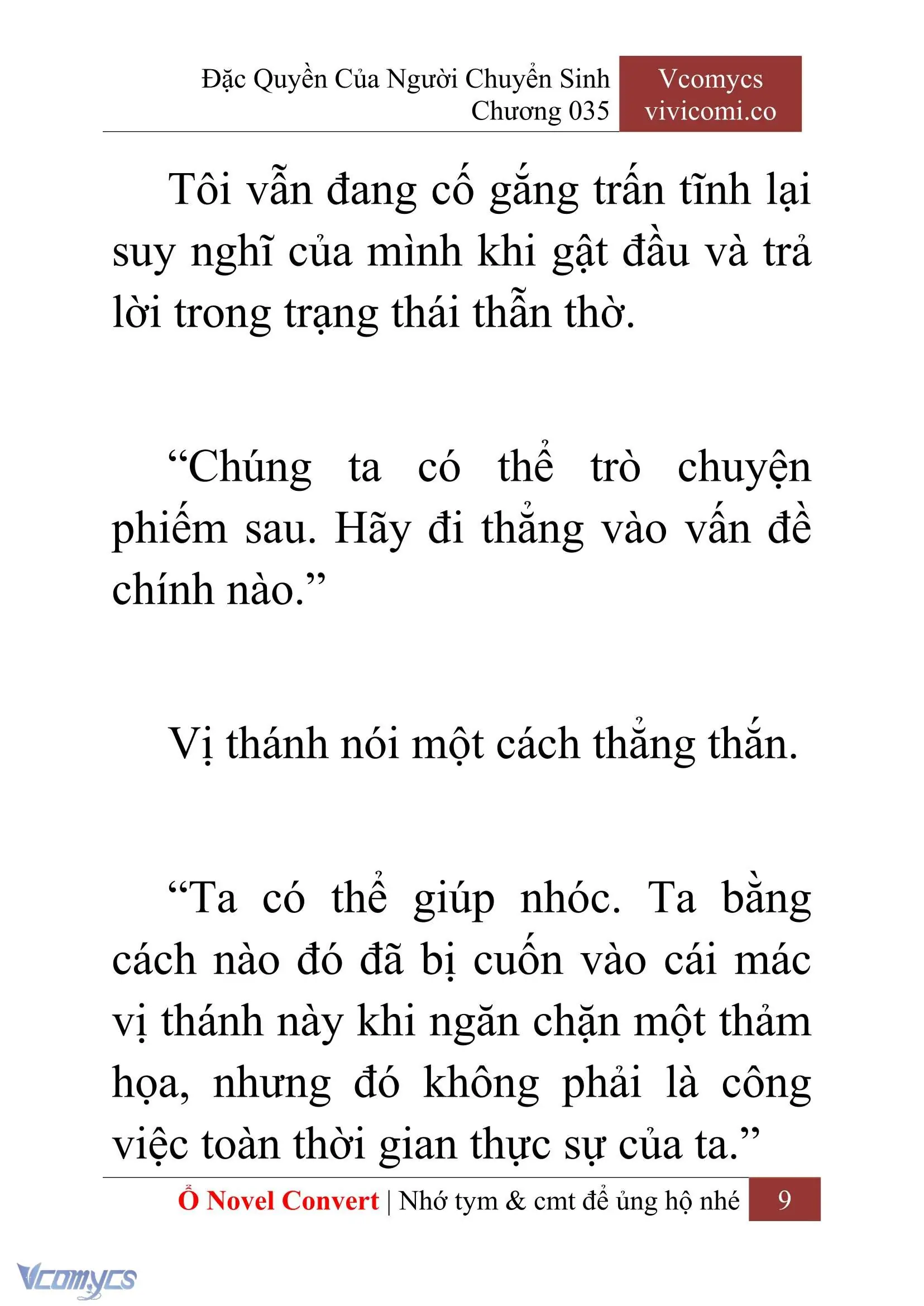 [Novel] Đặc Quyền Của Người Chuyển Sinh Chapter 35 - Trang 12