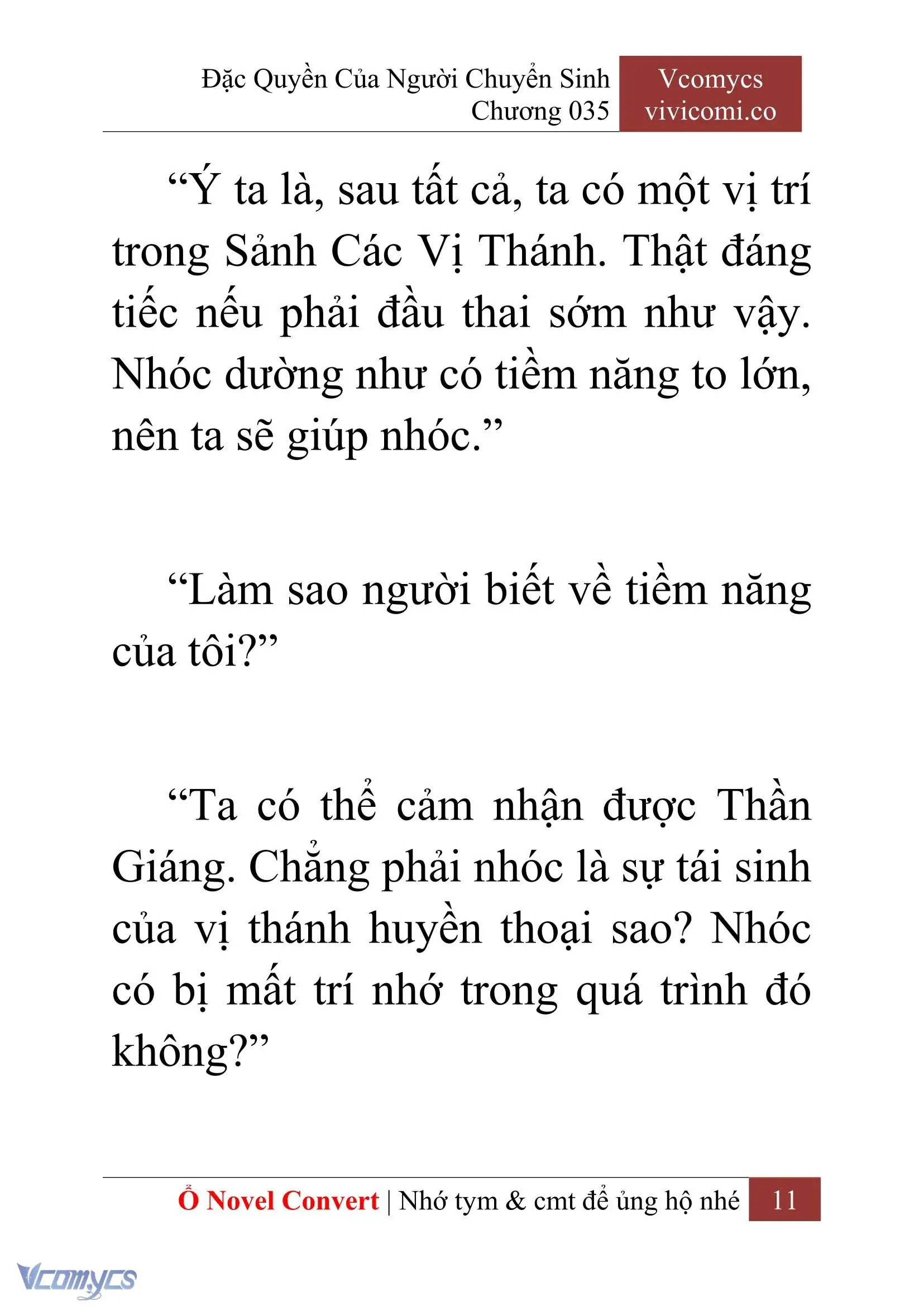[Novel] Đặc Quyền Của Người Chuyển Sinh Chapter 35 - Trang 14