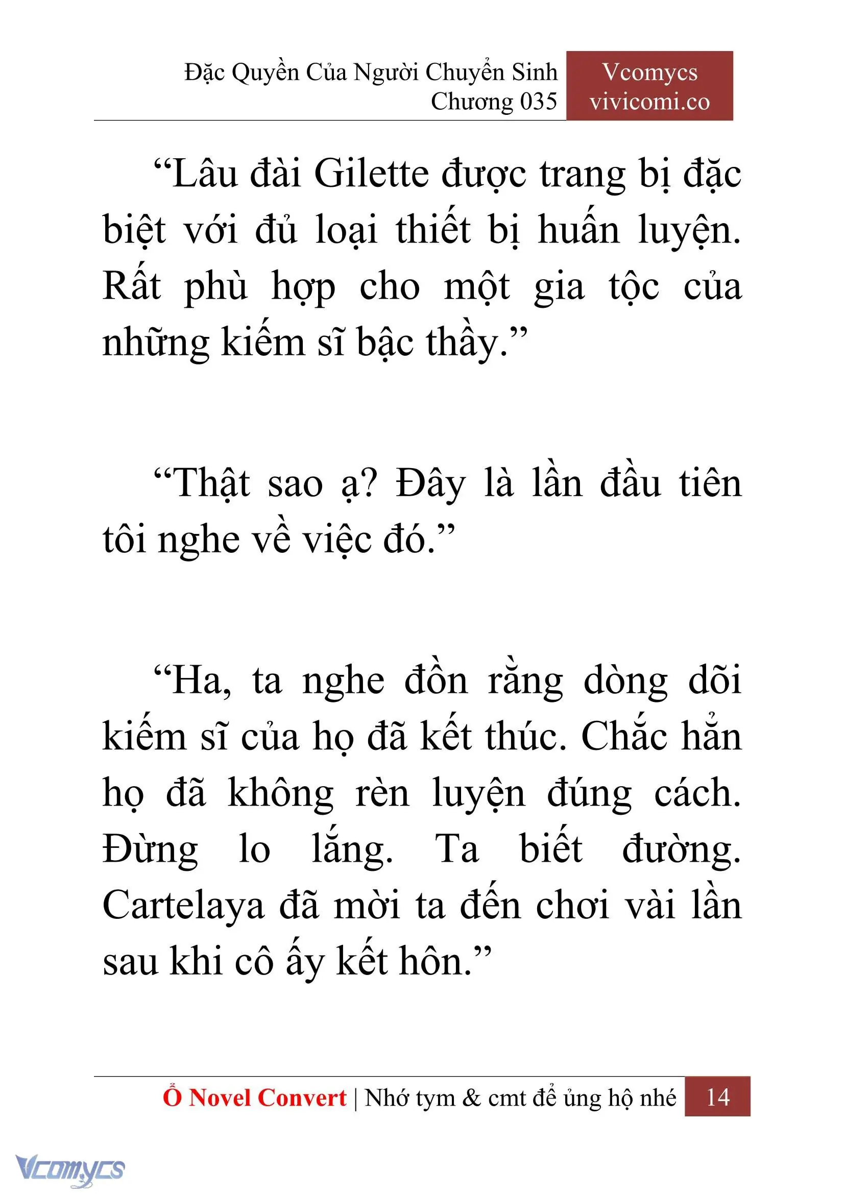 [Novel] Đặc Quyền Của Người Chuyển Sinh Chapter 35 - Trang 17