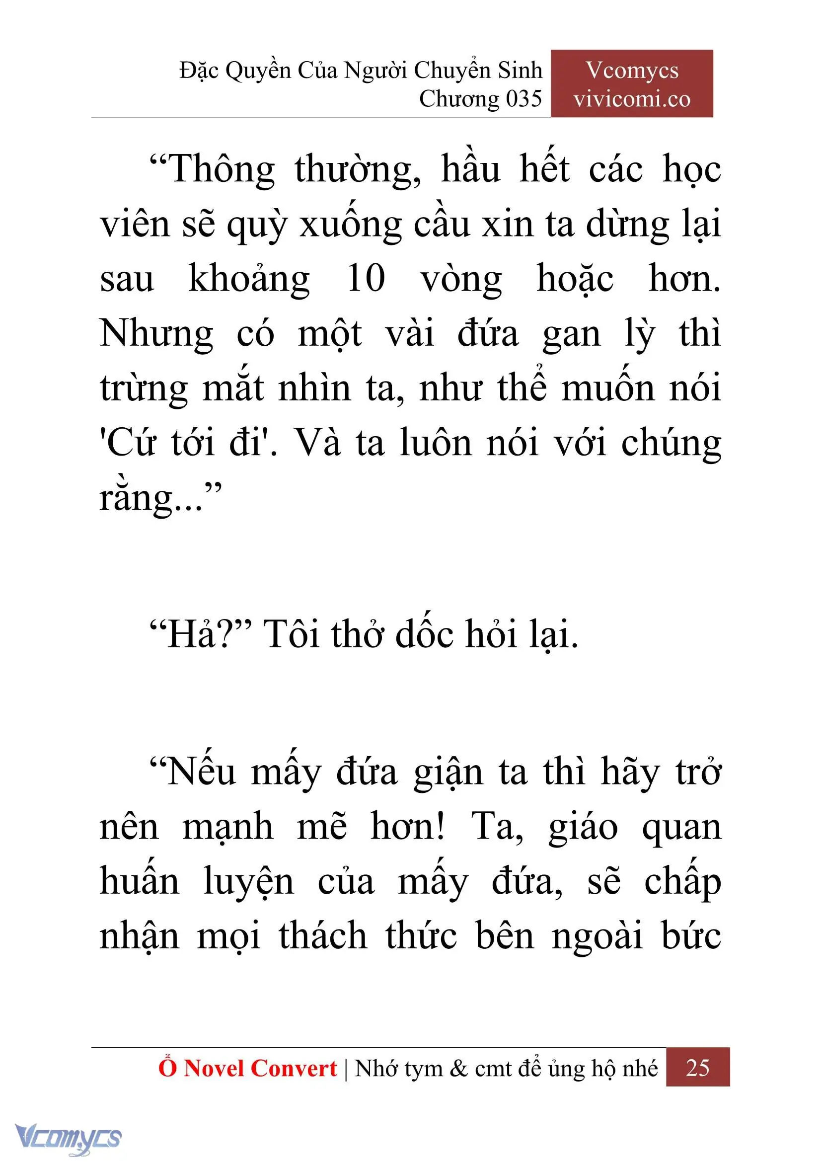 [Novel] Đặc Quyền Của Người Chuyển Sinh Chapter 35 - Trang 28