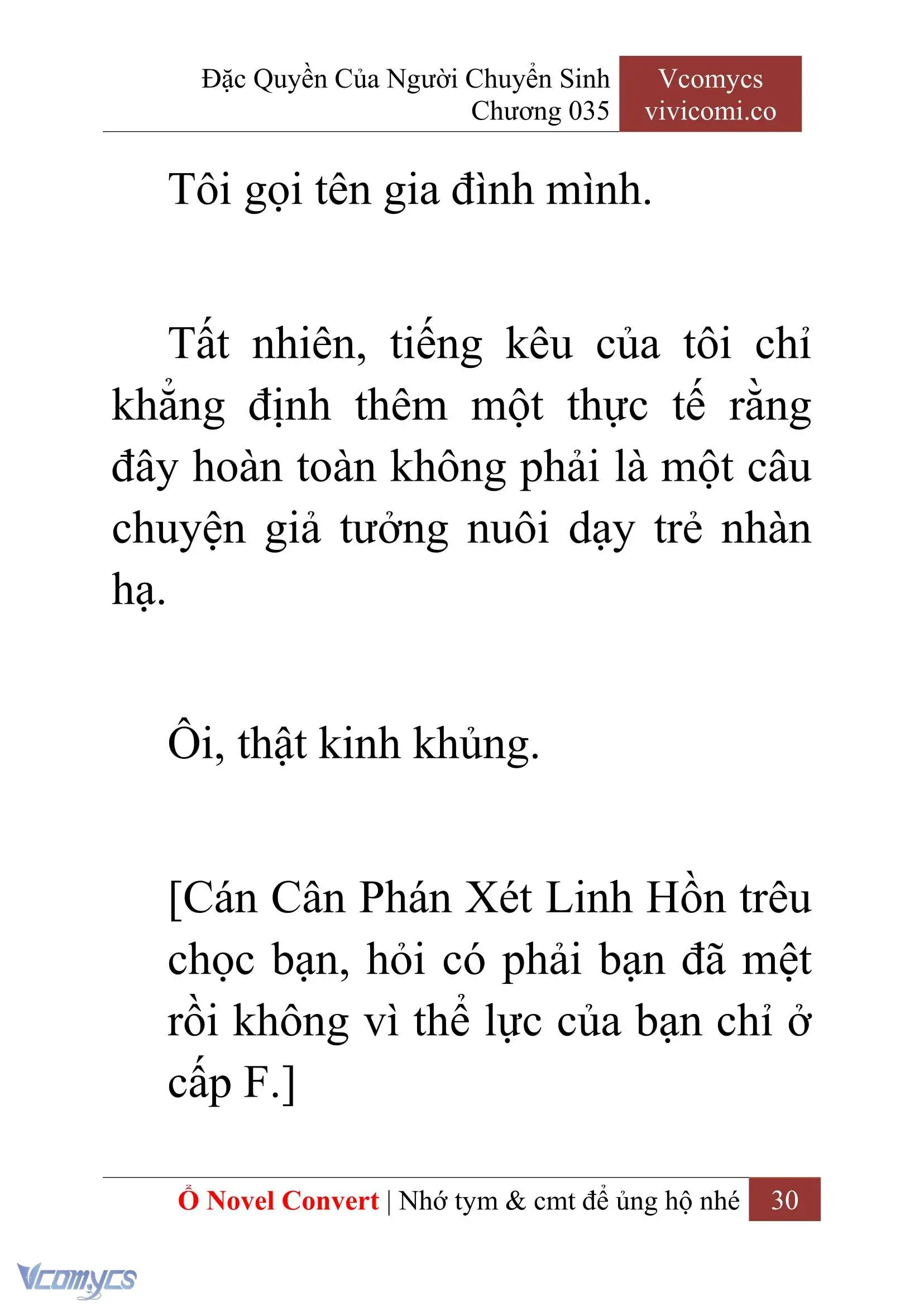 [Novel] Đặc Quyền Của Người Chuyển Sinh Chapter 35 - Trang 33
