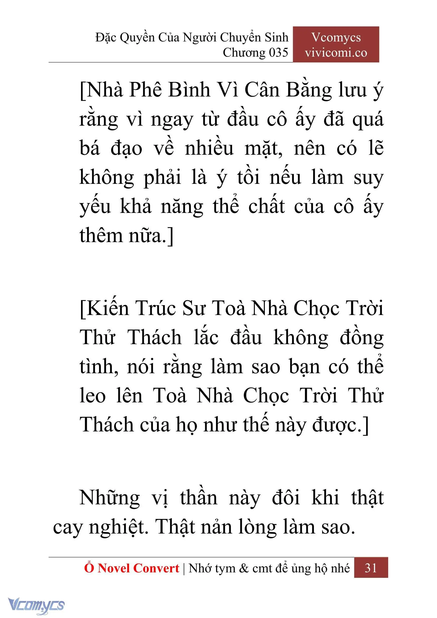 [Novel] Đặc Quyền Của Người Chuyển Sinh Chapter 35 - Trang 34