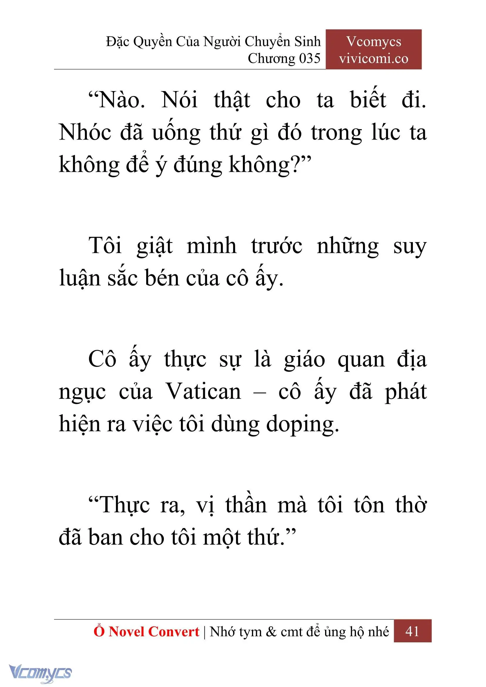 [Novel] Đặc Quyền Của Người Chuyển Sinh Chapter 35 - Trang 43