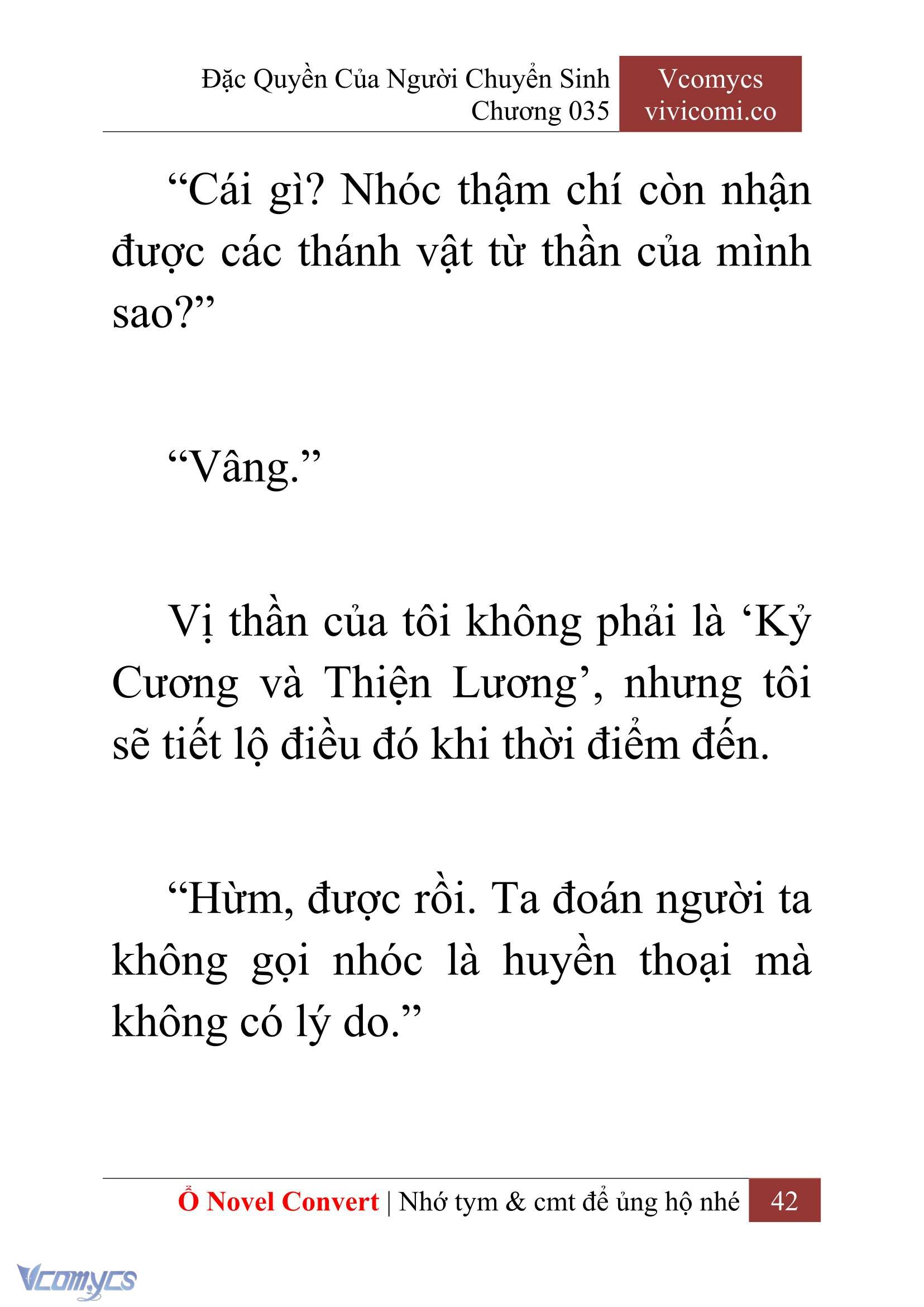 [Novel] Đặc Quyền Của Người Chuyển Sinh Chapter 35 - Trang 44