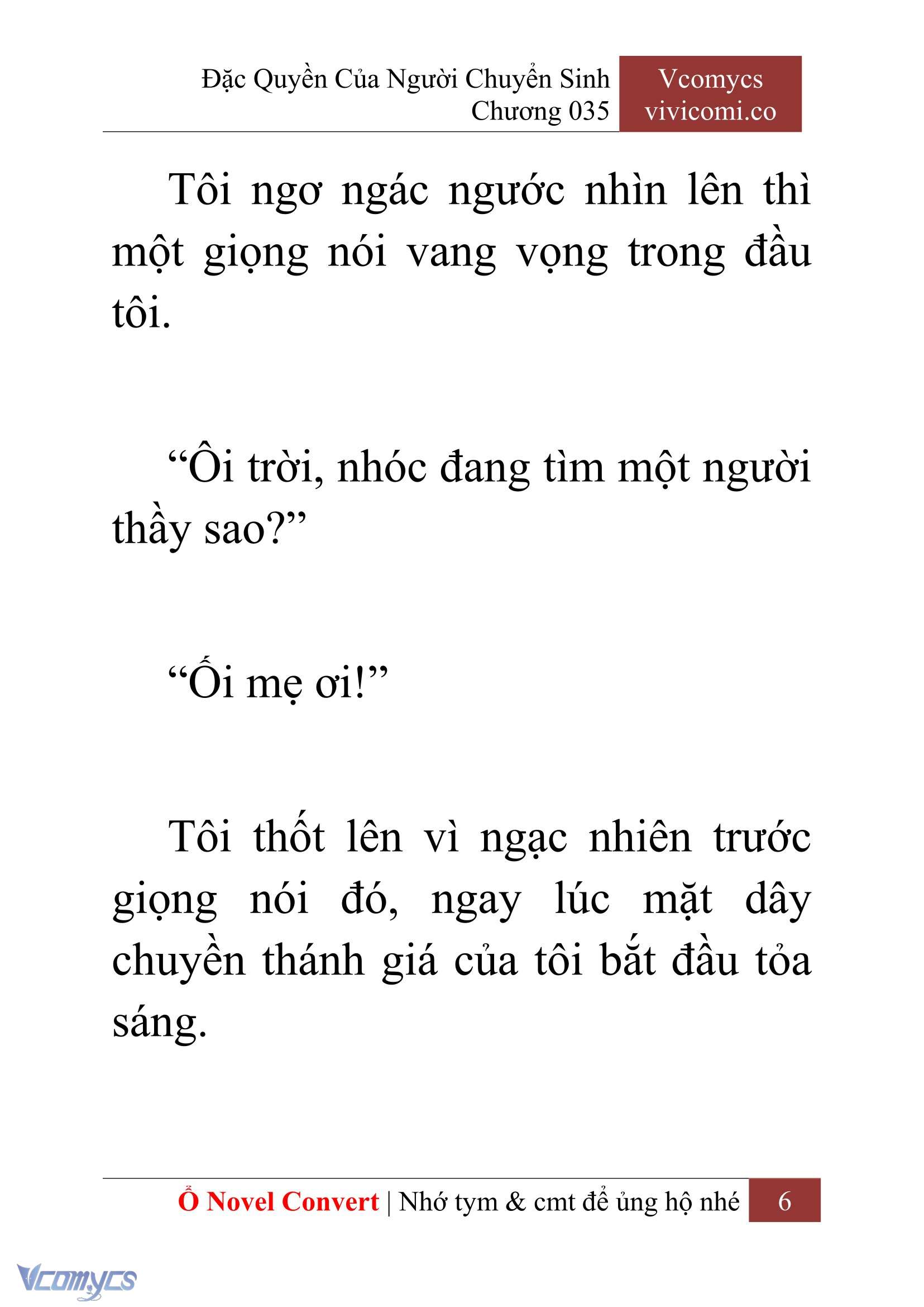 [Novel] Đặc Quyền Của Người Chuyển Sinh Chapter 35 - Trang 9