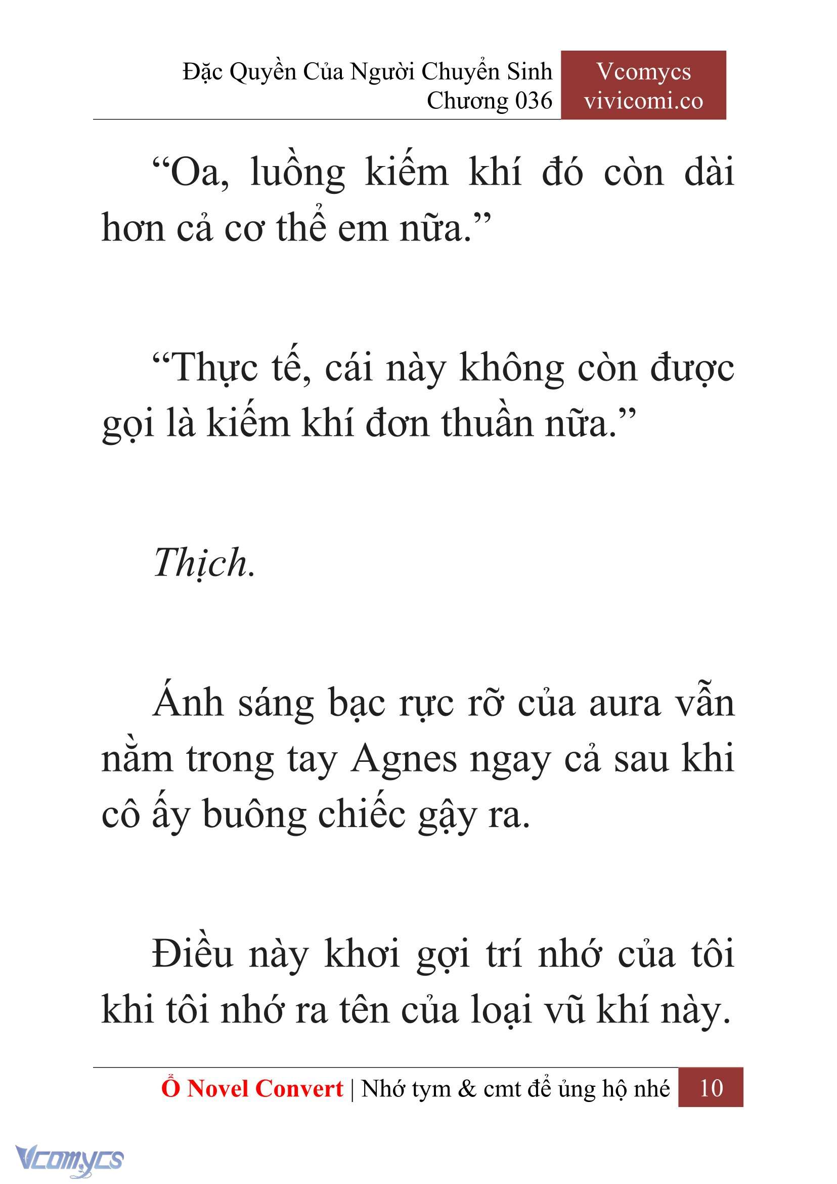 [Novel] Đặc Quyền Của Người Chuyển Sinh Chapter 36 - Trang 13