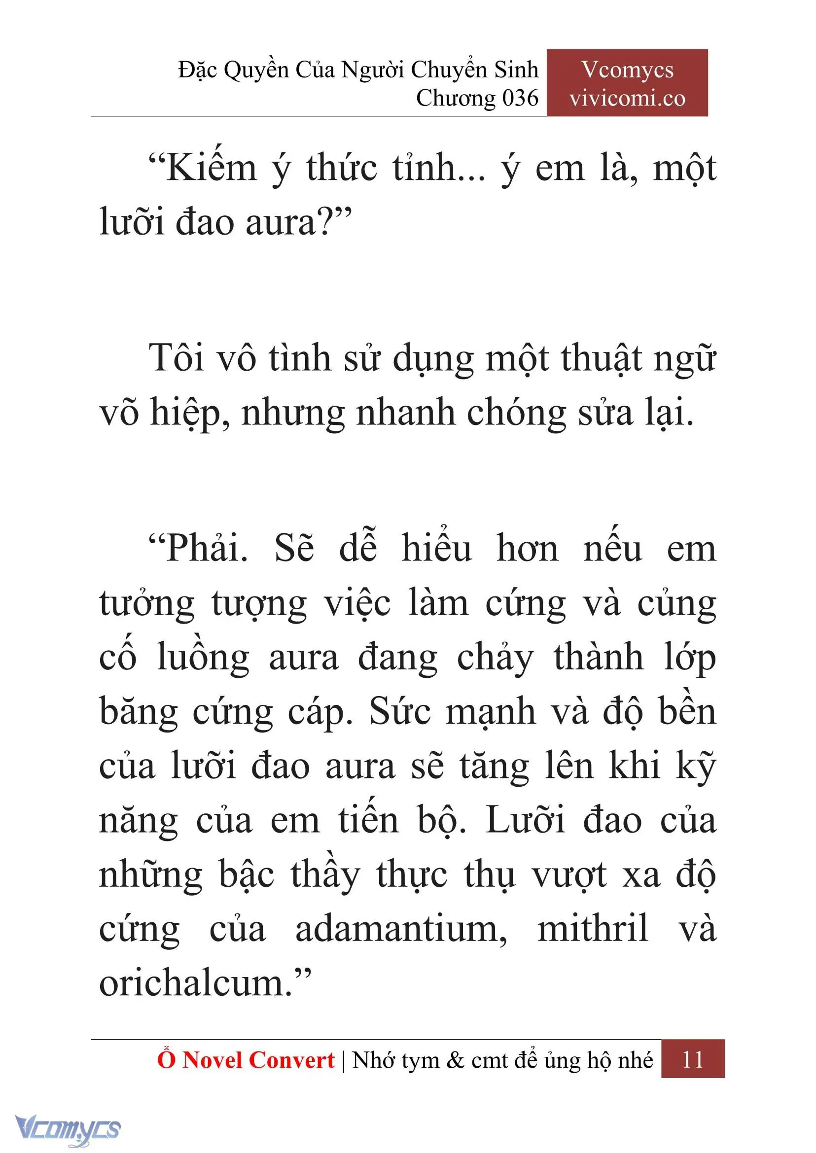 [Novel] Đặc Quyền Của Người Chuyển Sinh Chapter 36 - Trang 14