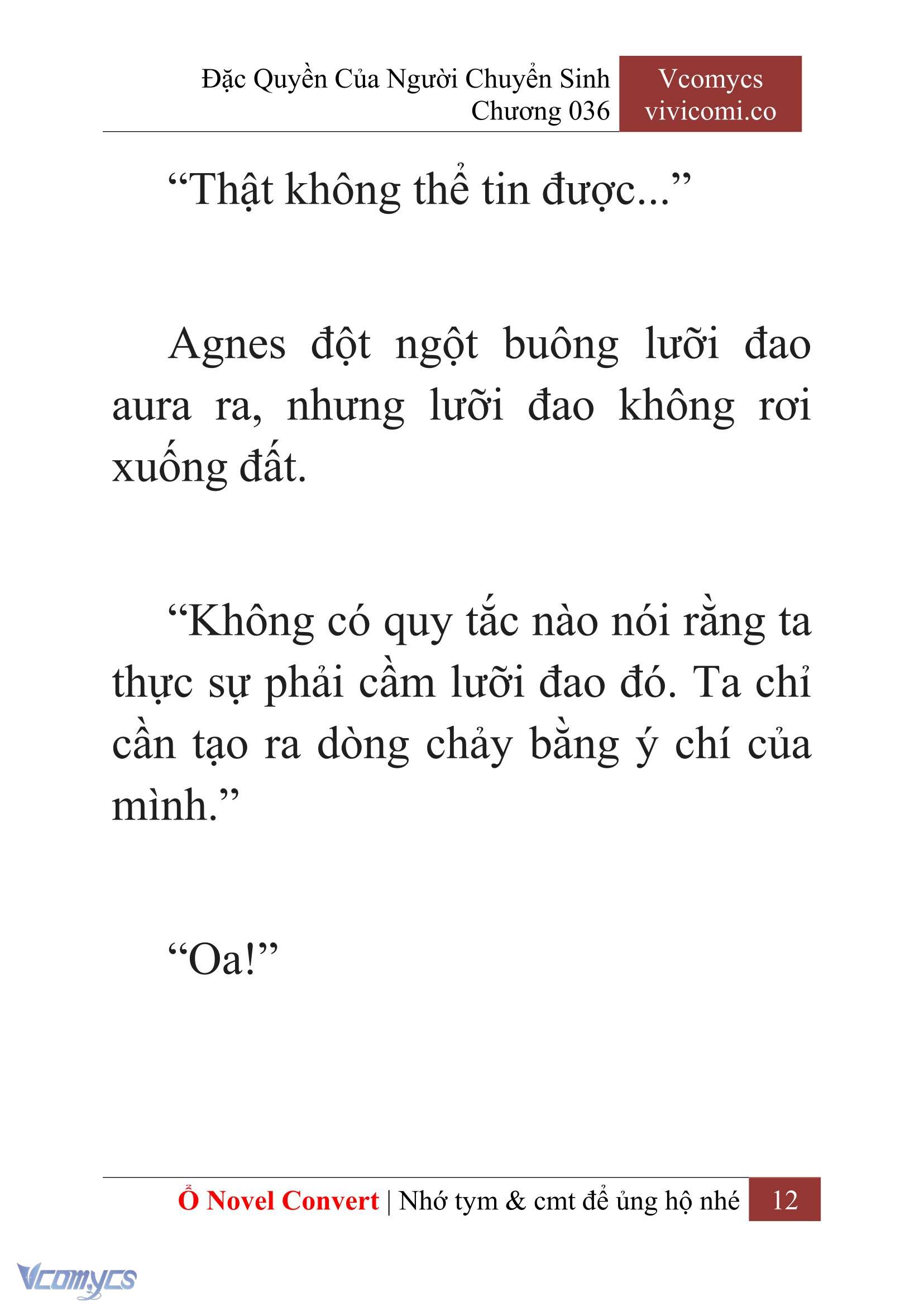 [Novel] Đặc Quyền Của Người Chuyển Sinh Chapter 36 - Trang 15