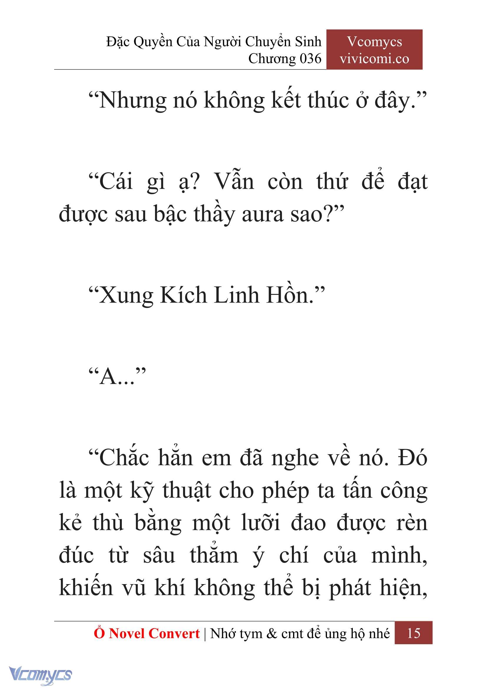 [Novel] Đặc Quyền Của Người Chuyển Sinh Chapter 36 - Trang 18