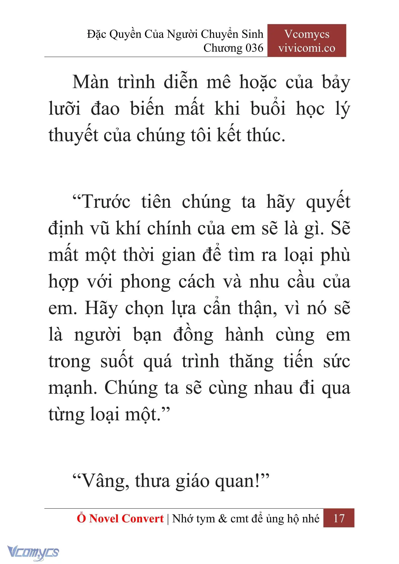 [Novel] Đặc Quyền Của Người Chuyển Sinh Chapter 36 - Trang 20