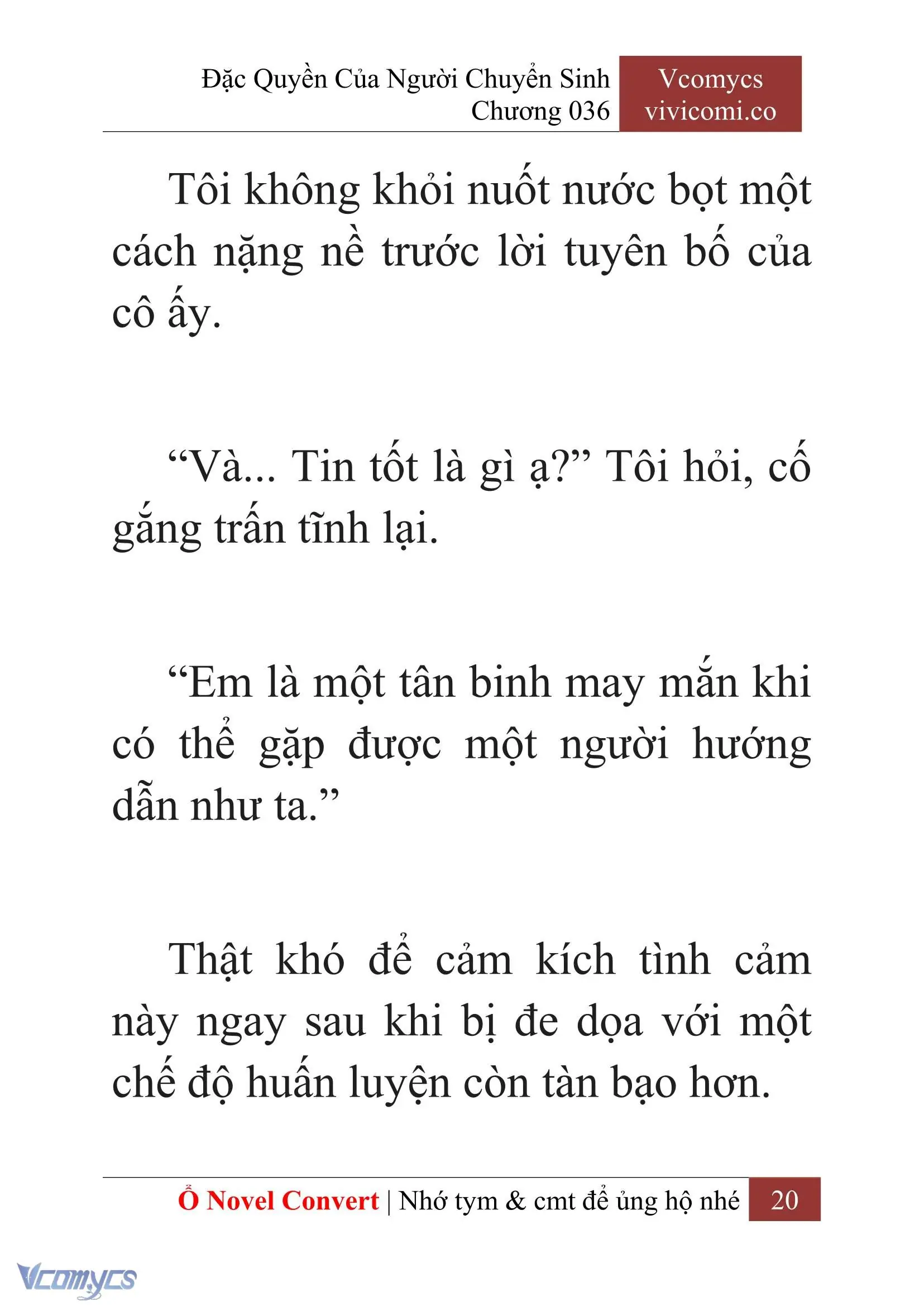 [Novel] Đặc Quyền Của Người Chuyển Sinh Chapter 36 - Trang 23