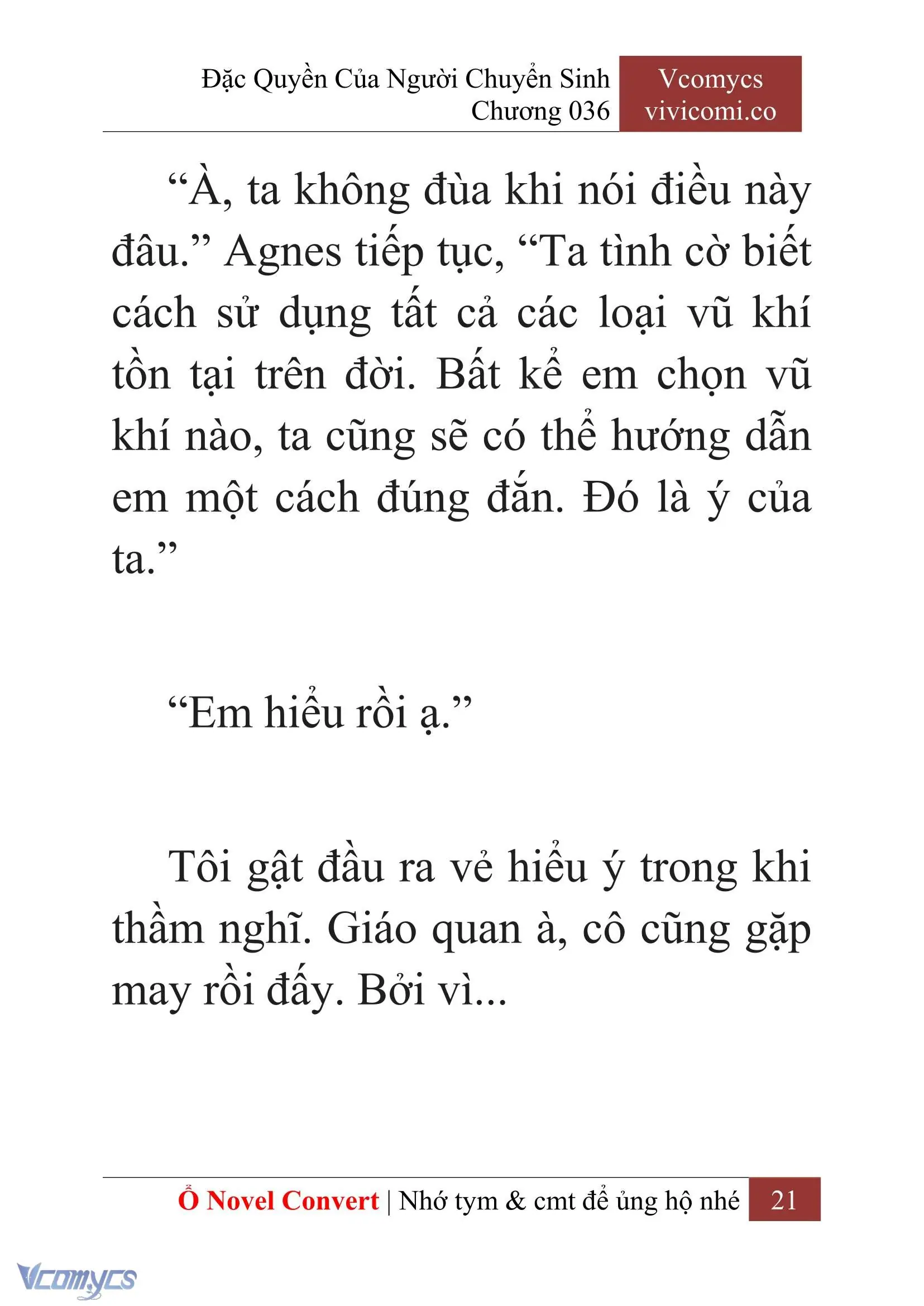 [Novel] Đặc Quyền Của Người Chuyển Sinh Chapter 36 - Trang 24