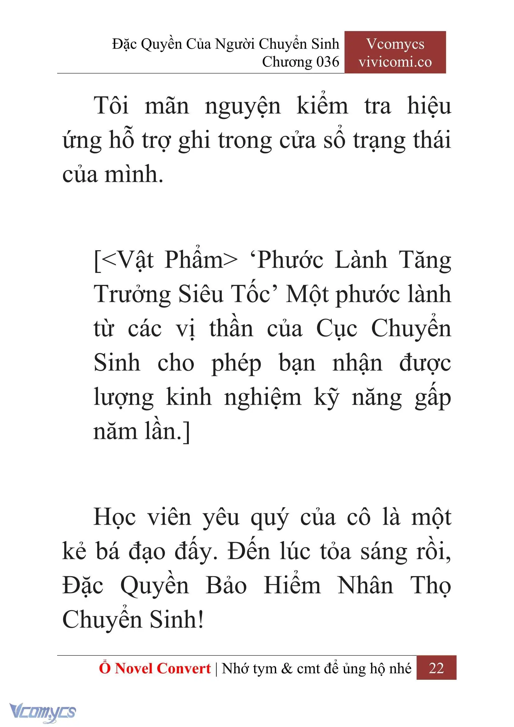 [Novel] Đặc Quyền Của Người Chuyển Sinh Chapter 36 - Trang 25
