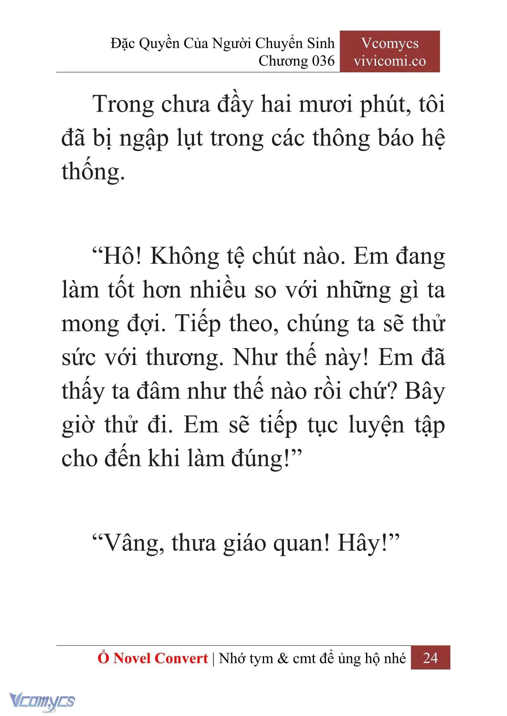 [Novel] Đặc Quyền Của Người Chuyển Sinh Chapter 36 - Trang 27