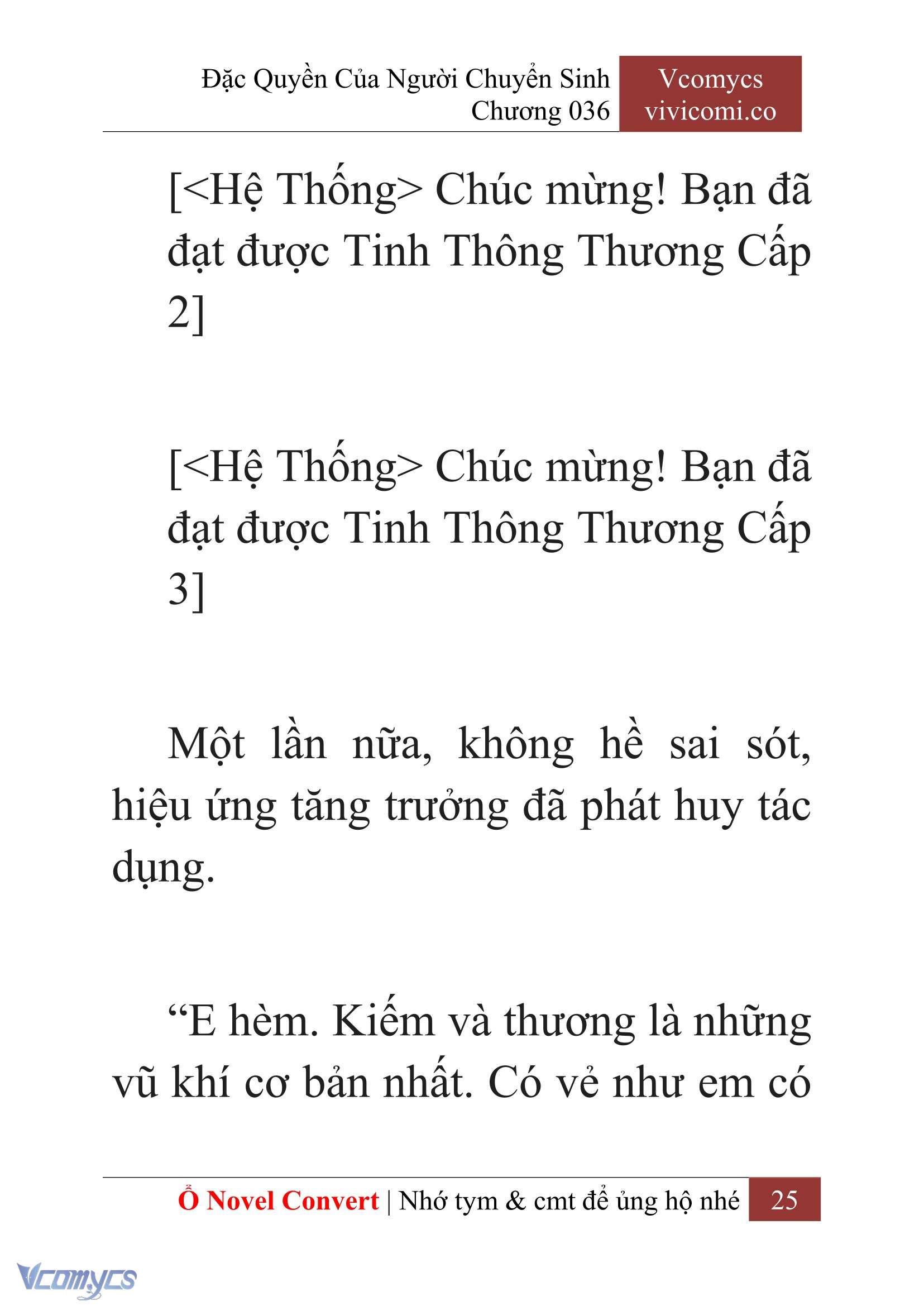 [Novel] Đặc Quyền Của Người Chuyển Sinh Chapter 36 - Trang 28