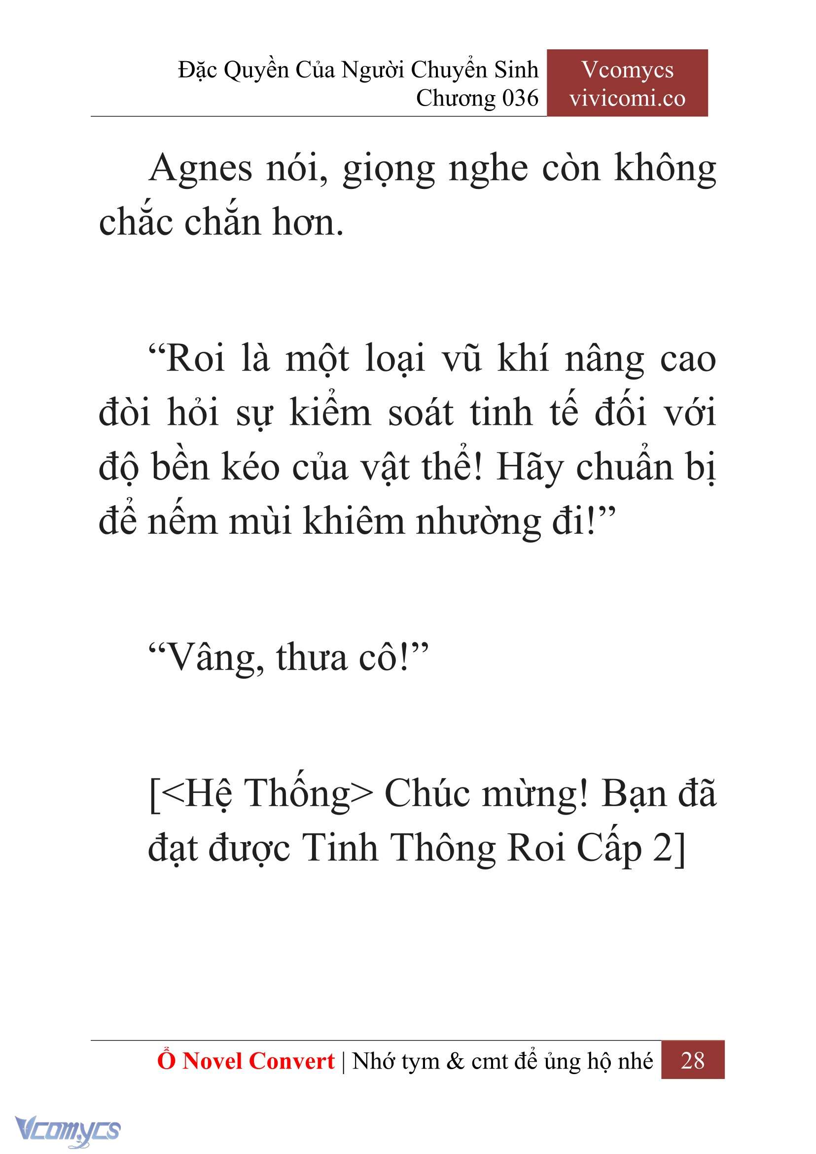 [Novel] Đặc Quyền Của Người Chuyển Sinh Chapter 36 - Trang 31