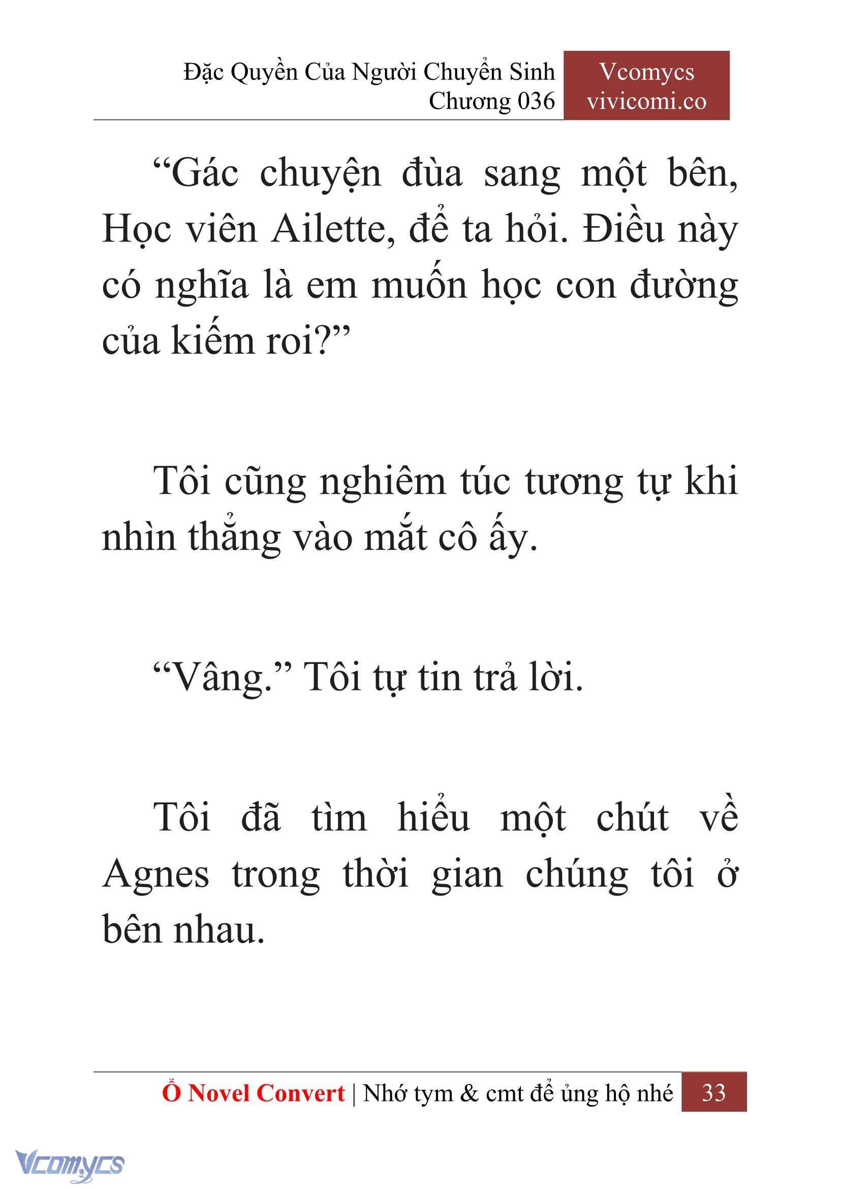 [Novel] Đặc Quyền Của Người Chuyển Sinh Chapter 36 - Trang 36