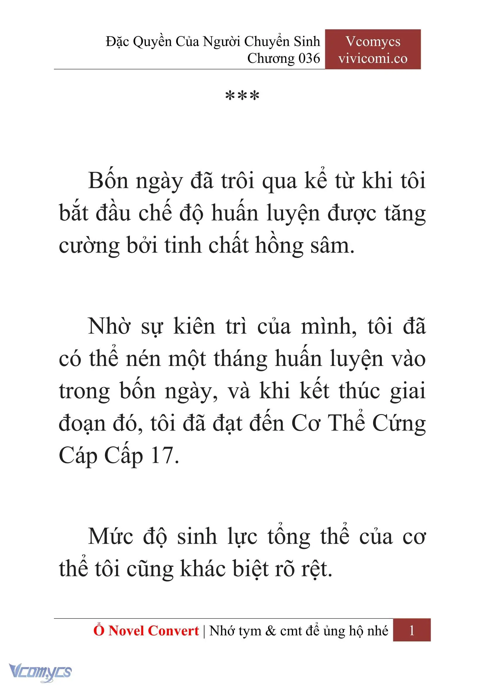 [Novel] Đặc Quyền Của Người Chuyển Sinh Chapter 36 - Trang 4