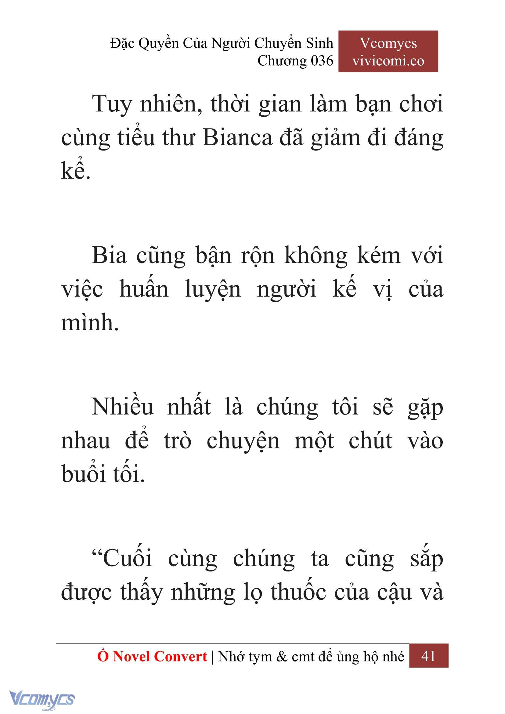 [Novel] Đặc Quyền Của Người Chuyển Sinh Chapter 36 - Trang 42