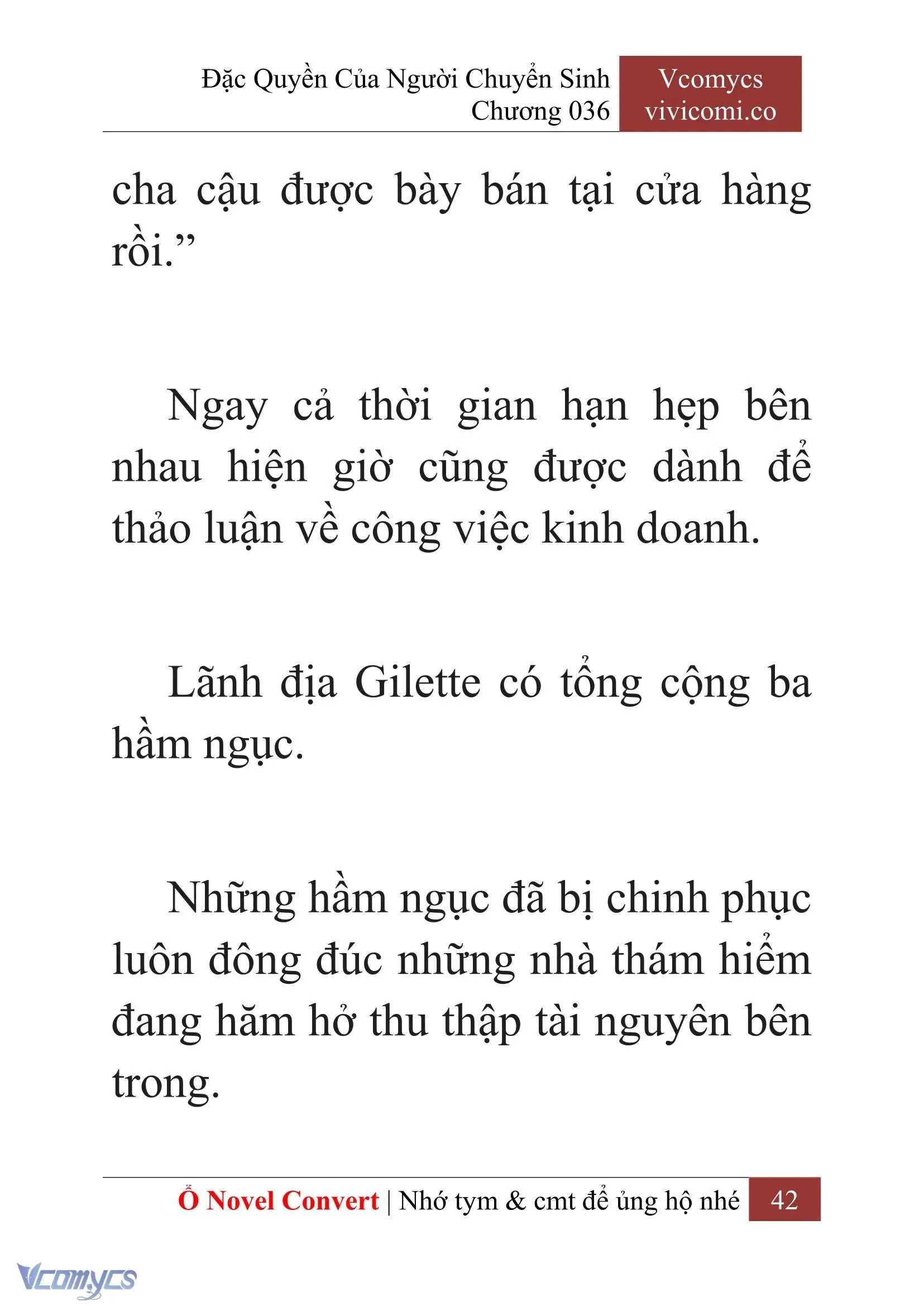 [Novel] Đặc Quyền Của Người Chuyển Sinh Chapter 36 - Trang 43