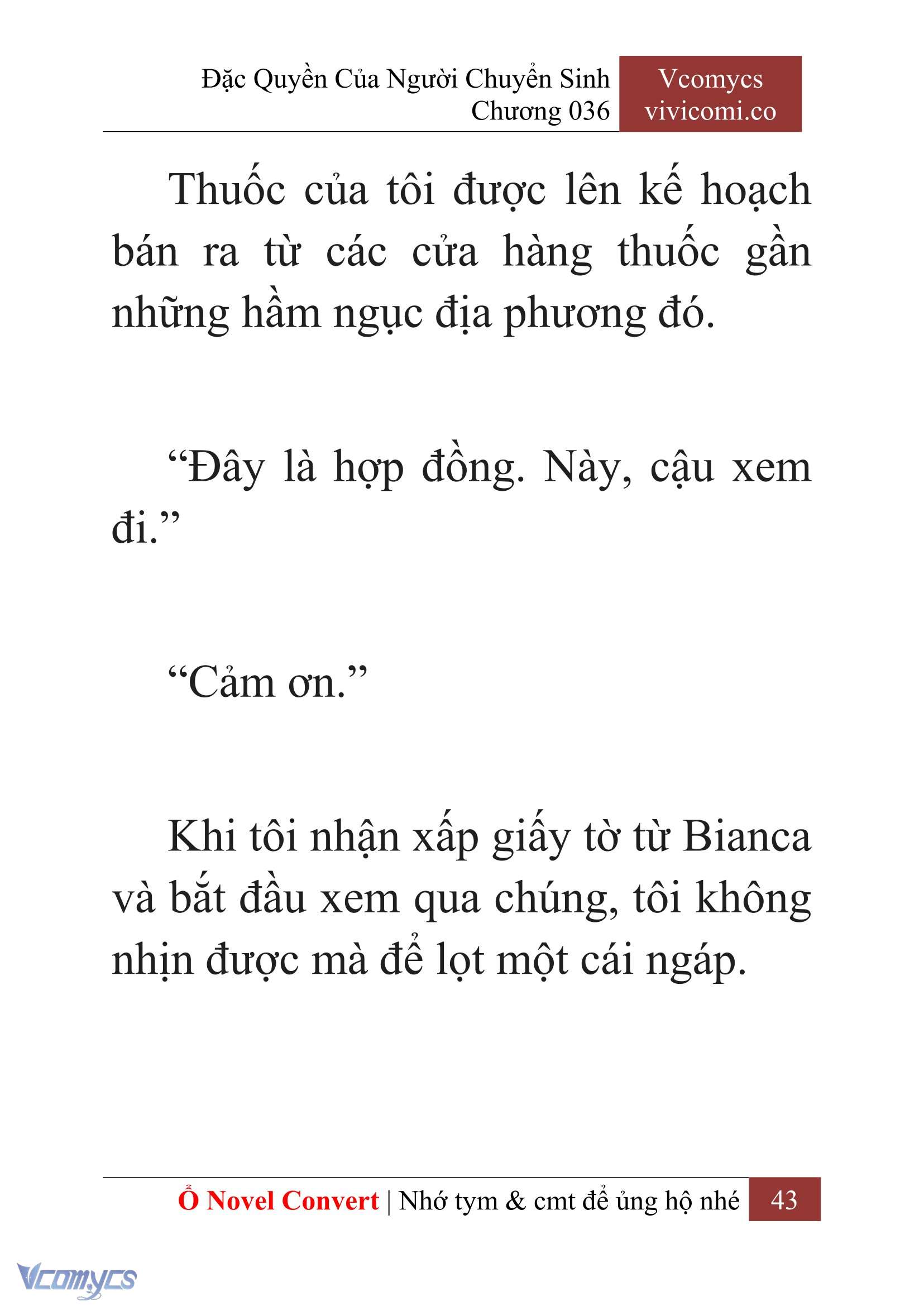[Novel] Đặc Quyền Của Người Chuyển Sinh Chapter 36 - Trang 44