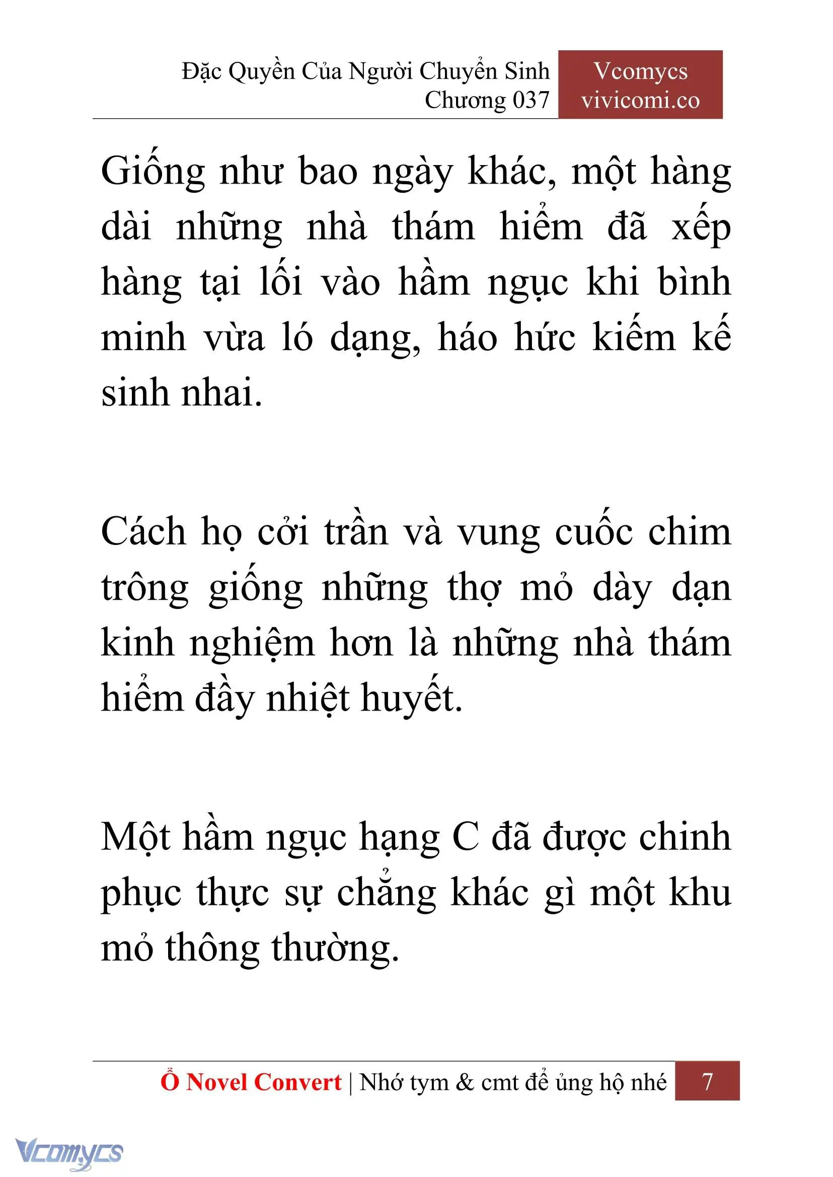 [Novel] Đặc Quyền Của Người Chuyển Sinh Chapter 37 - Trang 10