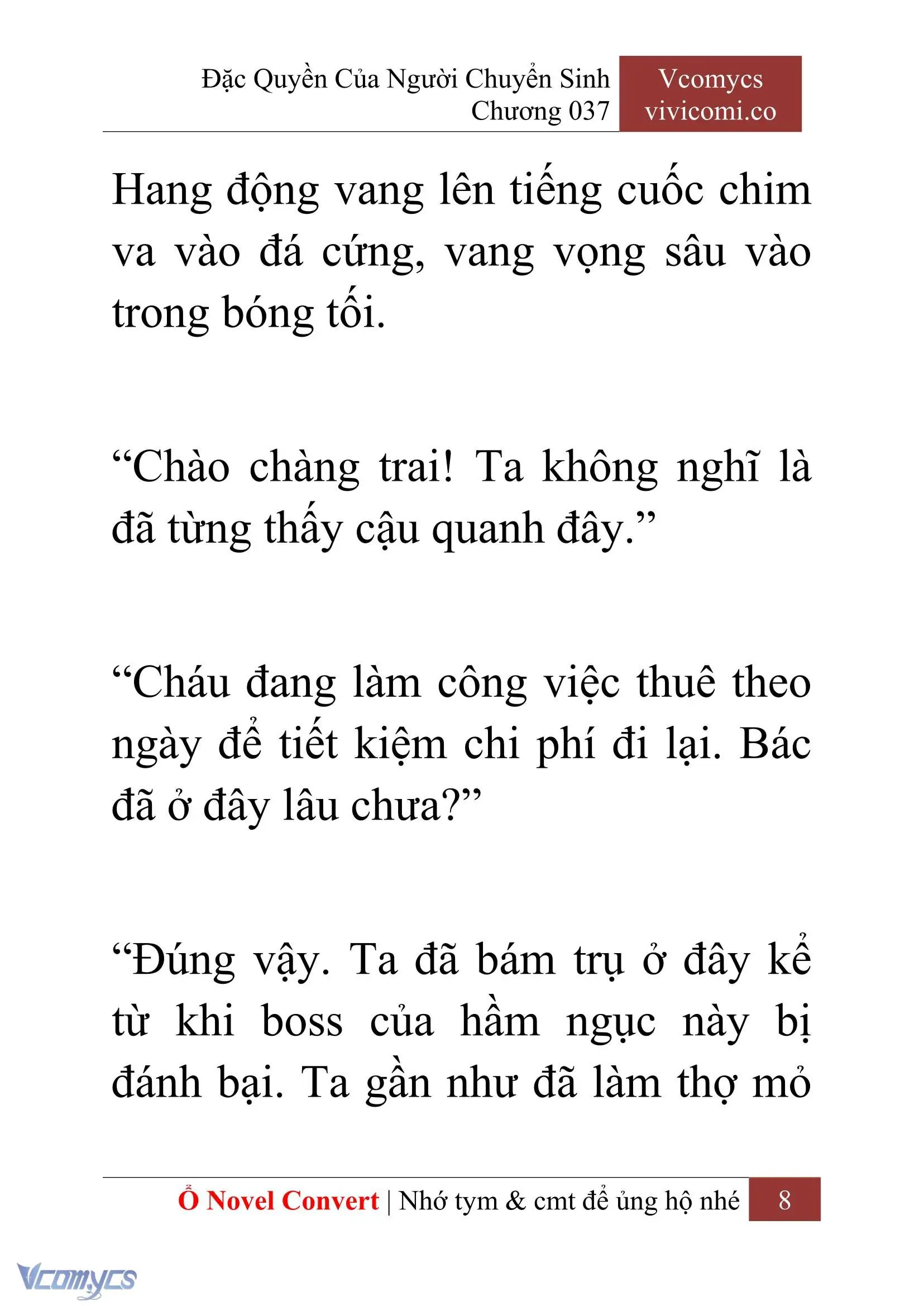[Novel] Đặc Quyền Của Người Chuyển Sinh Chapter 37 - Trang 11