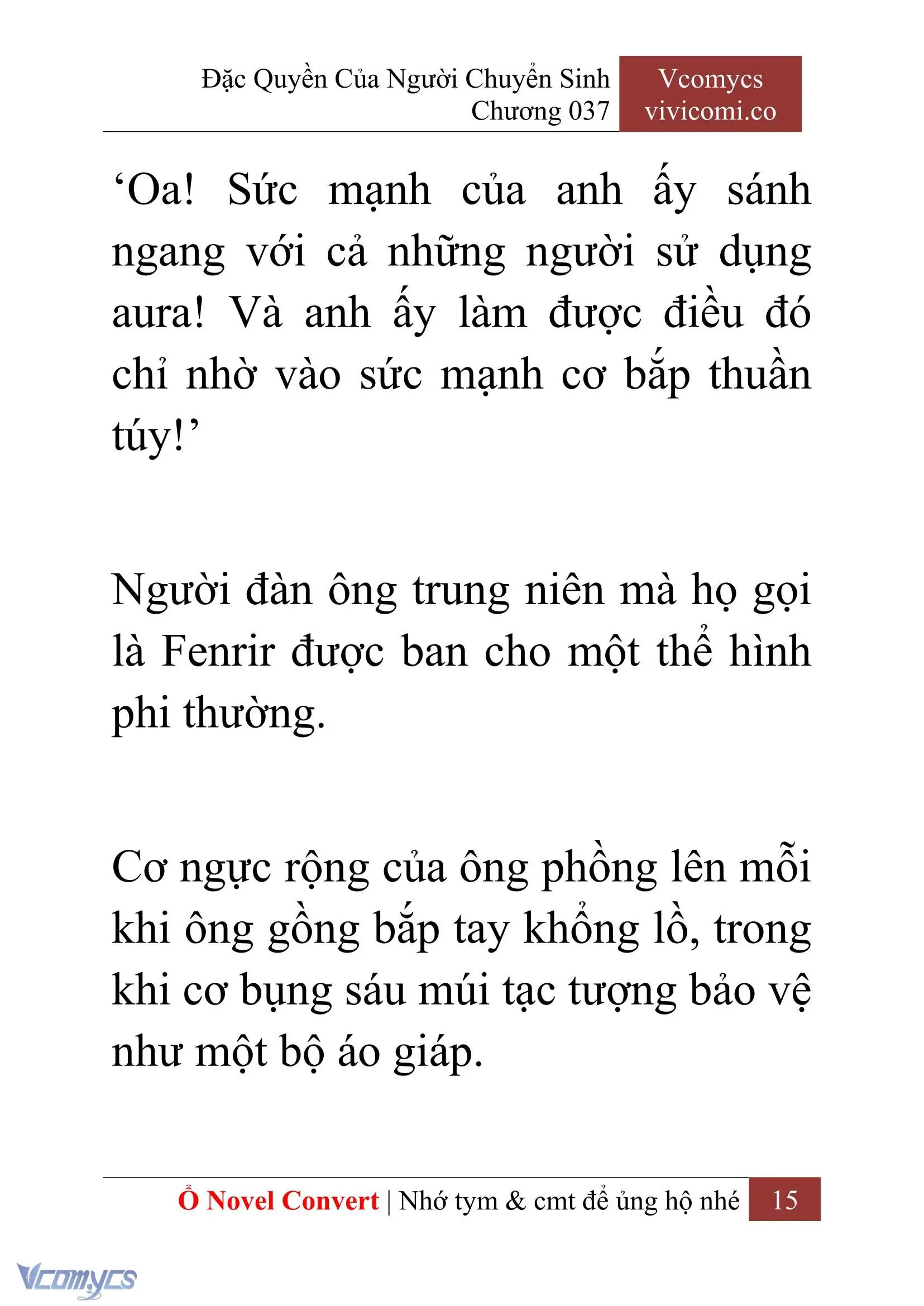 [Novel] Đặc Quyền Của Người Chuyển Sinh Chapter 37 - Trang 18