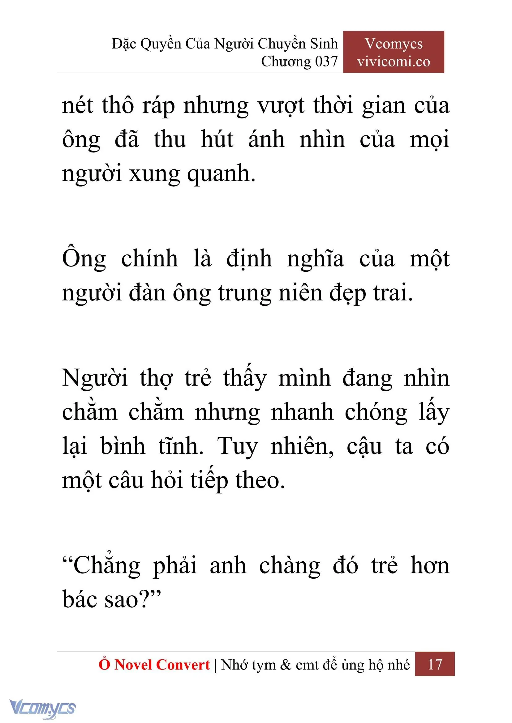 [Novel] Đặc Quyền Của Người Chuyển Sinh Chapter 37 - Trang 20