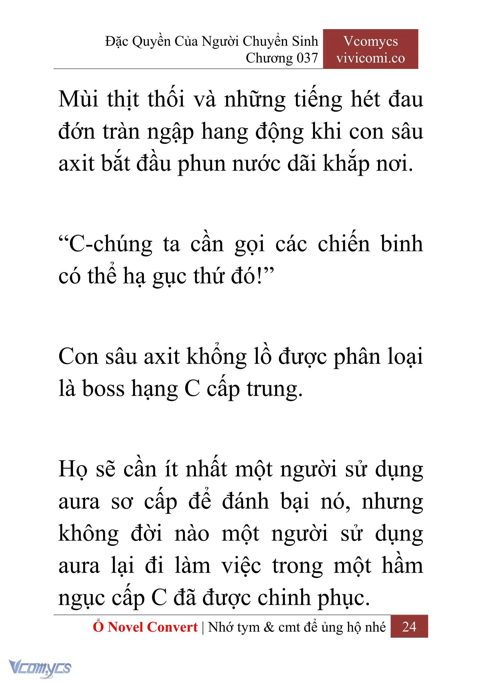 [Novel] Đặc Quyền Của Người Chuyển Sinh Chapter 37 - Trang 27