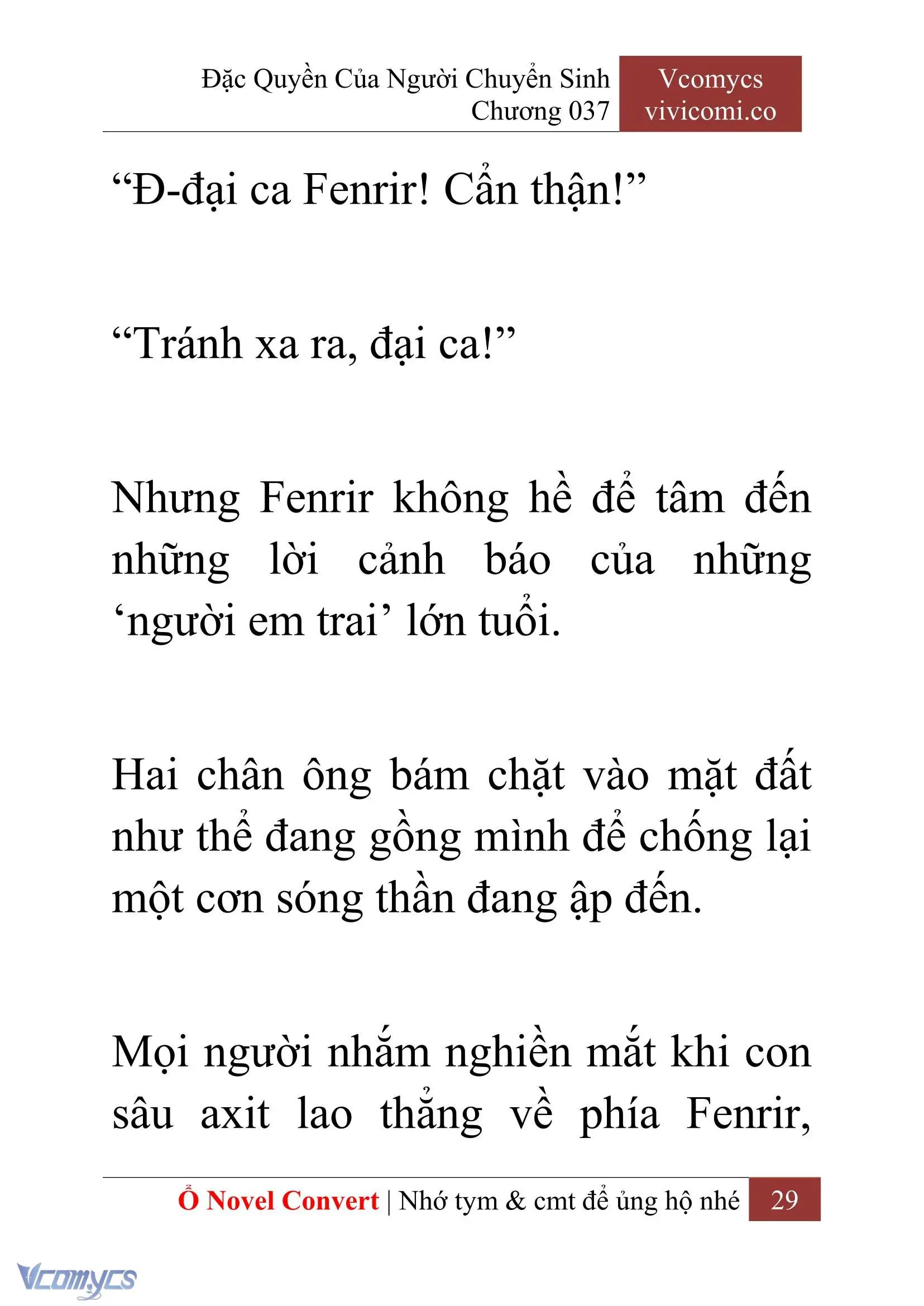 [Novel] Đặc Quyền Của Người Chuyển Sinh Chapter 37 - Trang 32