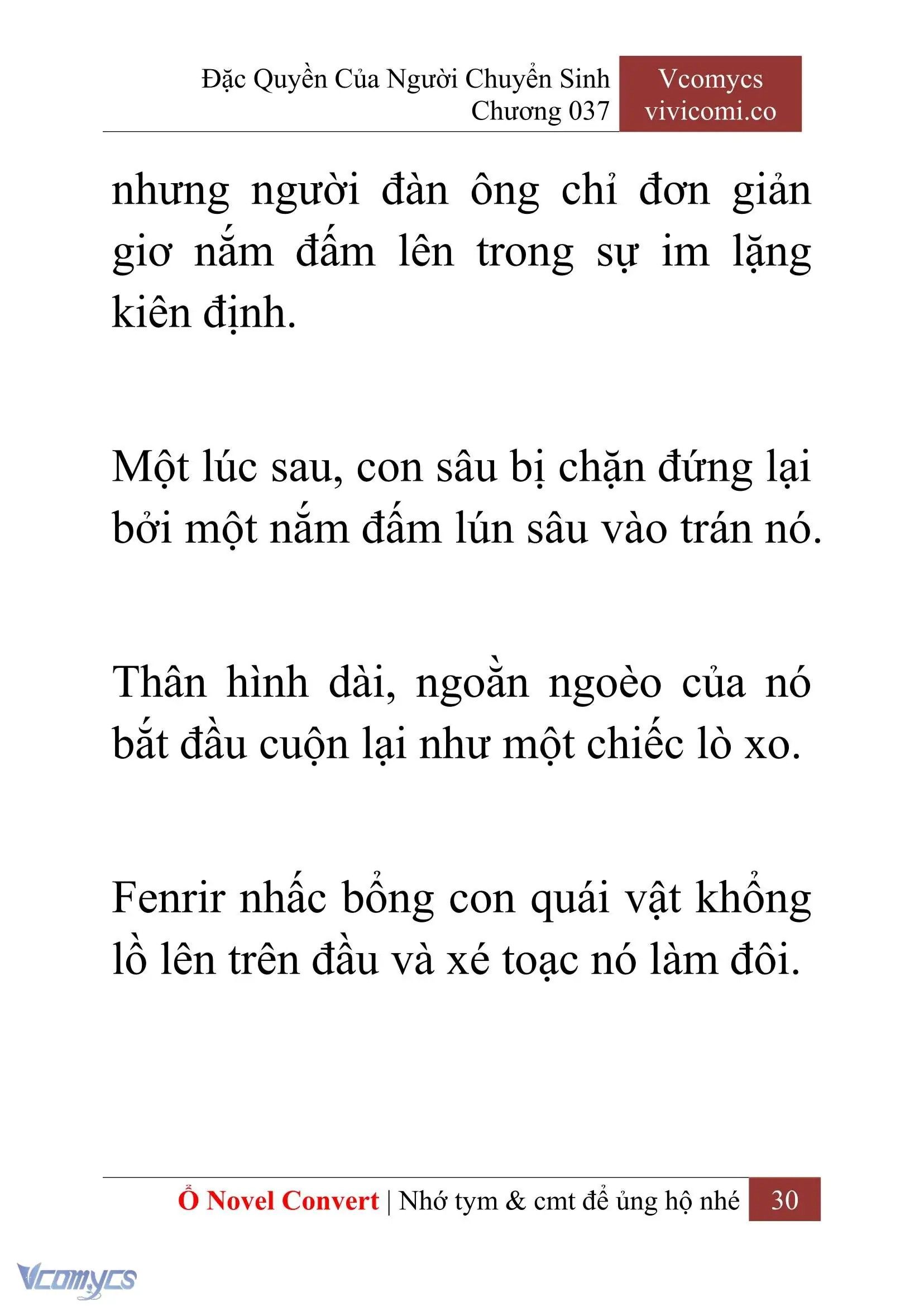 [Novel] Đặc Quyền Của Người Chuyển Sinh Chapter 37 - Trang 33