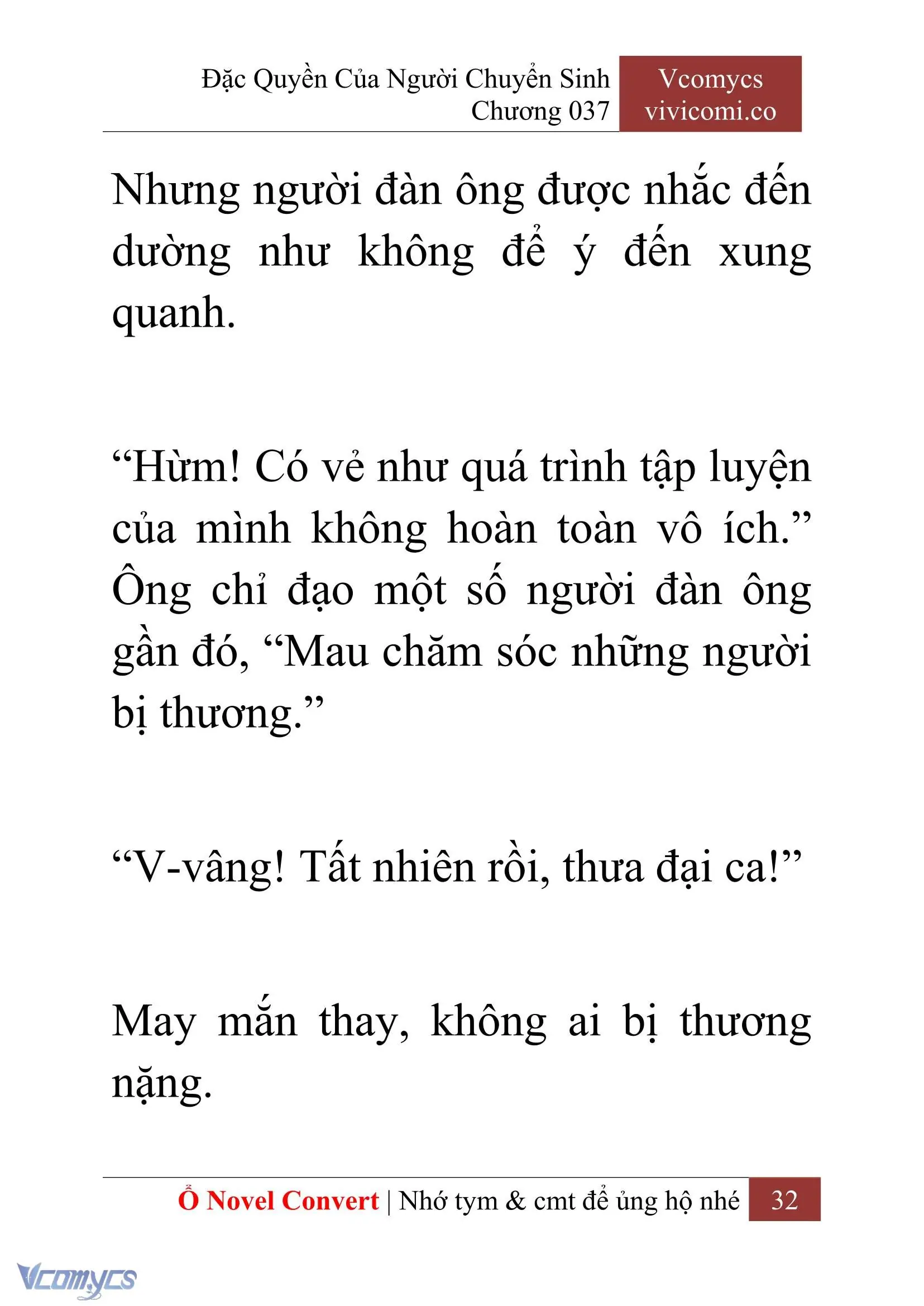 [Novel] Đặc Quyền Của Người Chuyển Sinh Chapter 37 - Trang 35