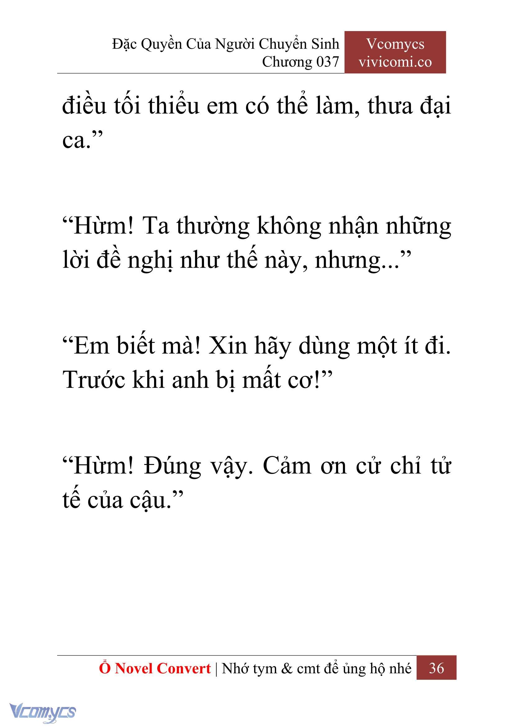 [Novel] Đặc Quyền Của Người Chuyển Sinh Chapter 37 - Trang 39
