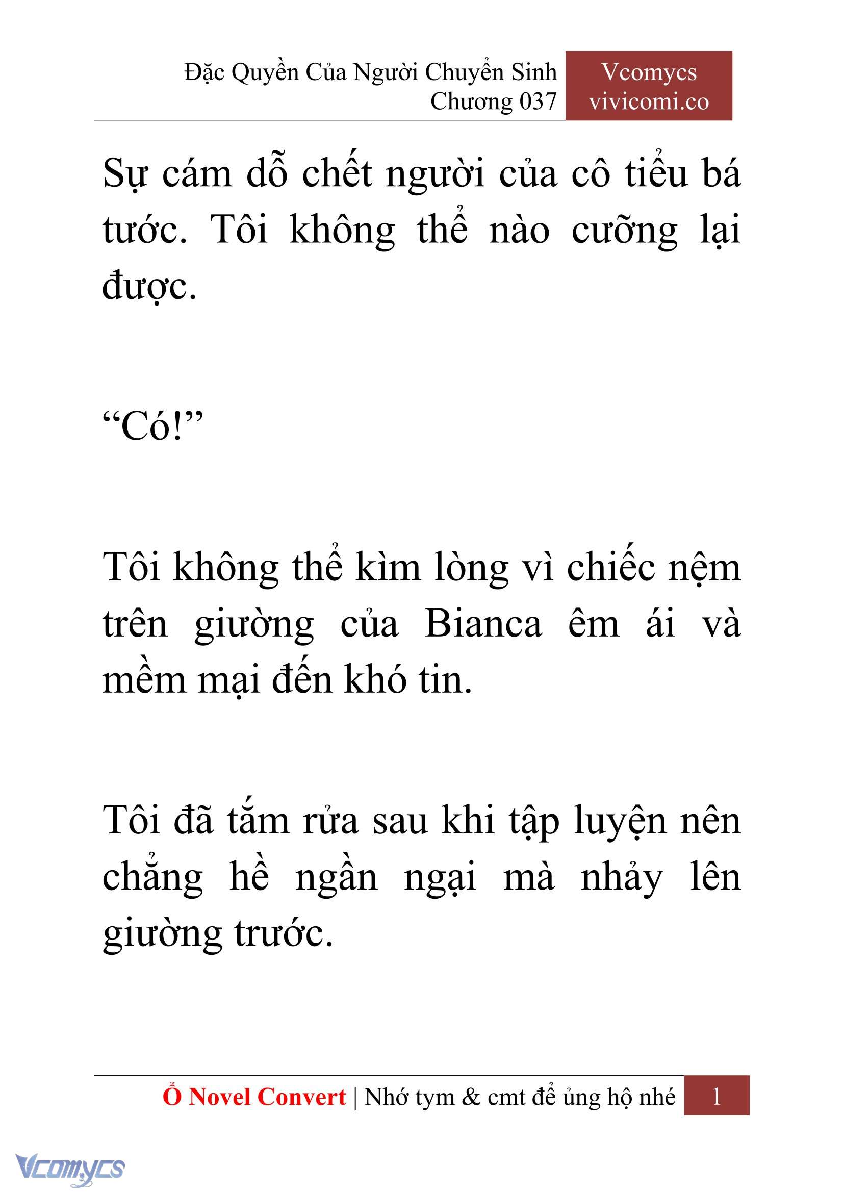 [Novel] Đặc Quyền Của Người Chuyển Sinh Chapter 37 - Trang 4
