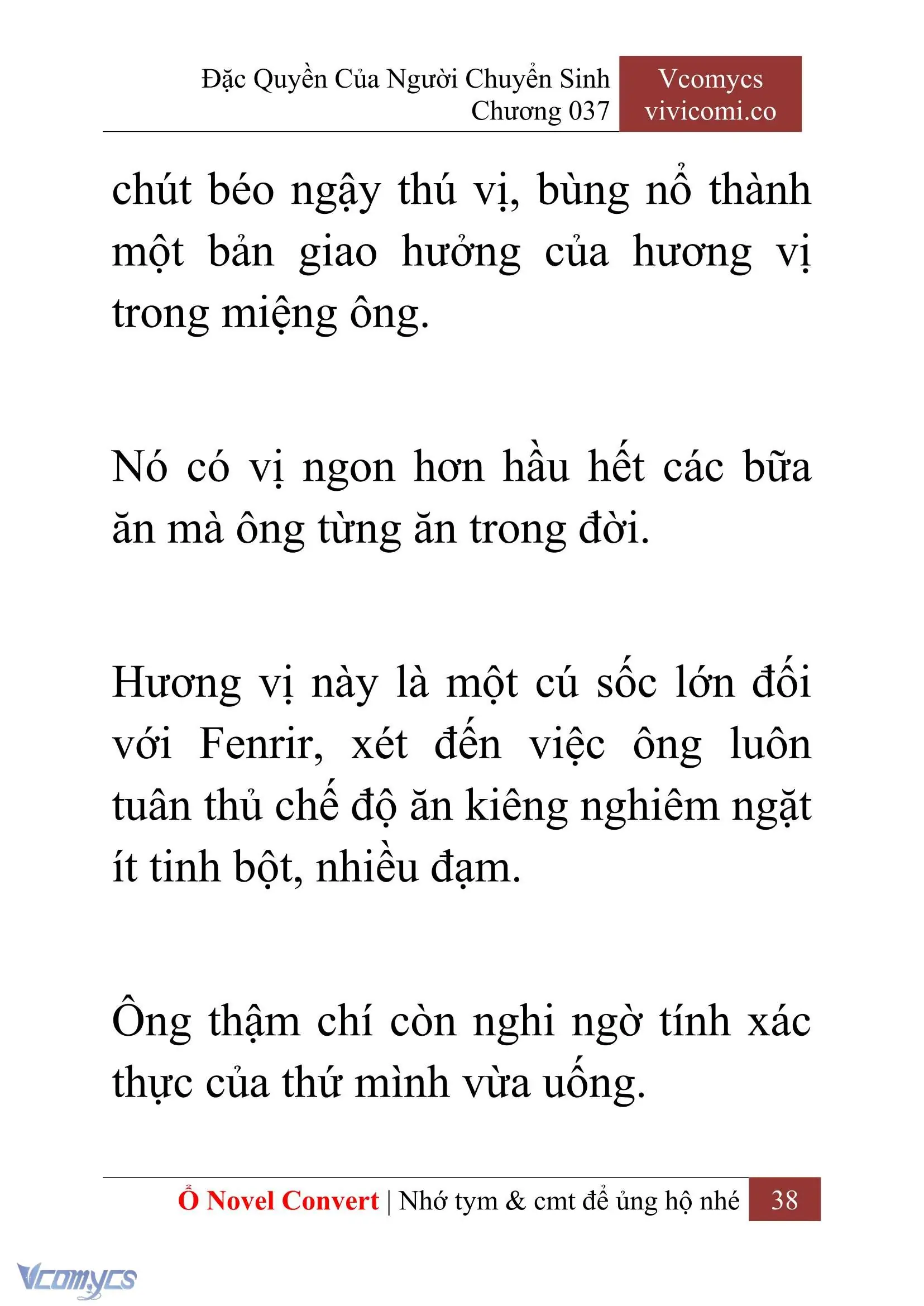 [Novel] Đặc Quyền Của Người Chuyển Sinh Chapter 37 - Trang 41